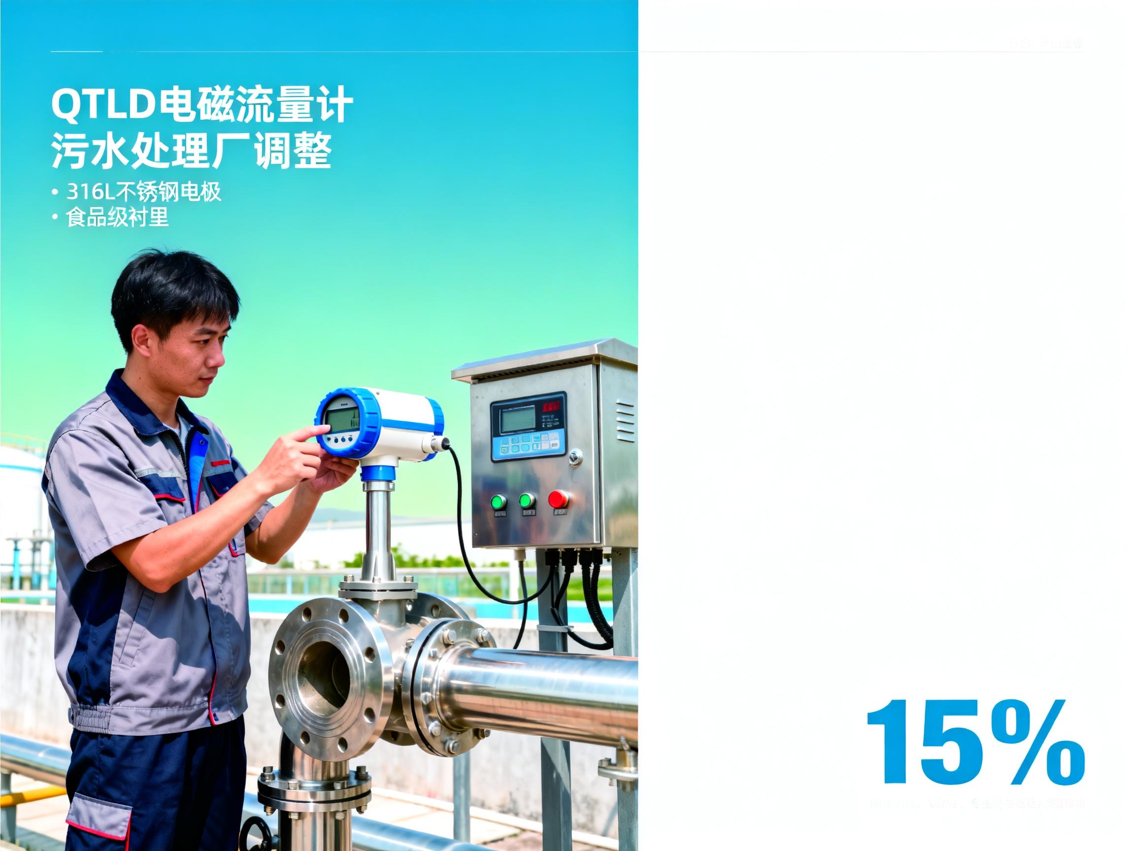 Why has the QTLD electromagnetic flowmeter become the first choice for environmental protection projects?
