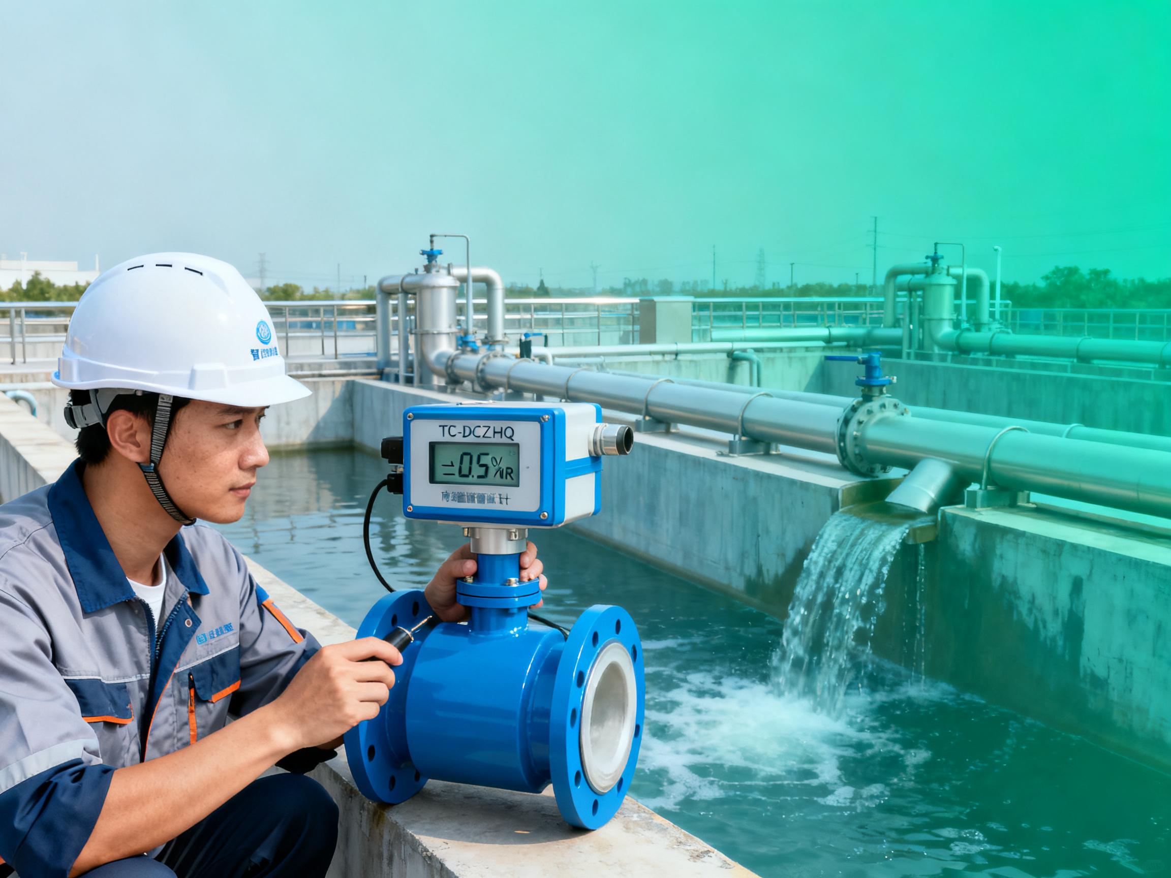 Application Case of TC-DCZHQ Electromagnetic Flowmeter in Smart Water Management: The Secret to 20% Water Saving