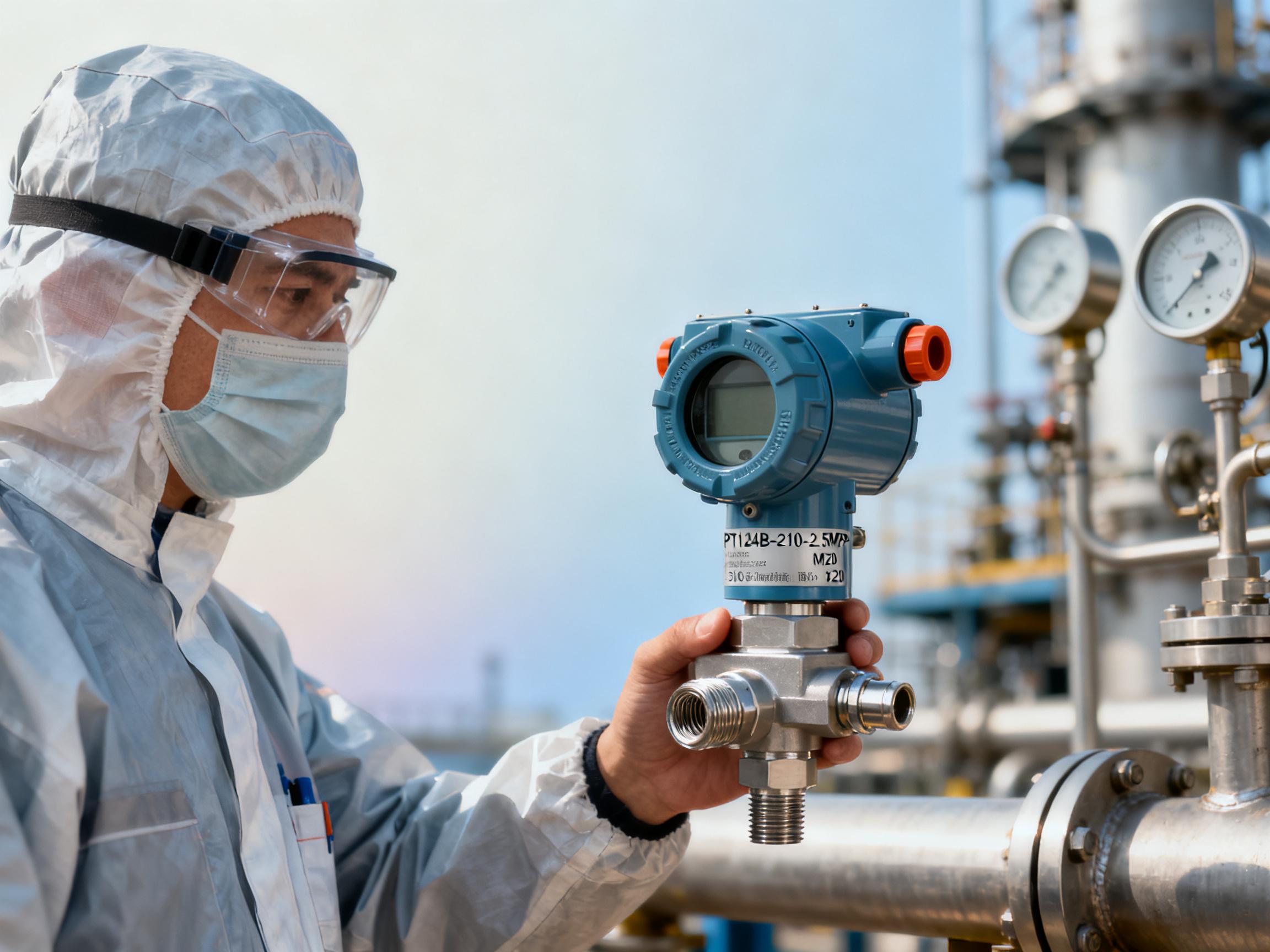 PT124B-210-2.5MPa-M20 Pressure Transmitter Application Case: Safety Monitoring Solution for Chemical Plants