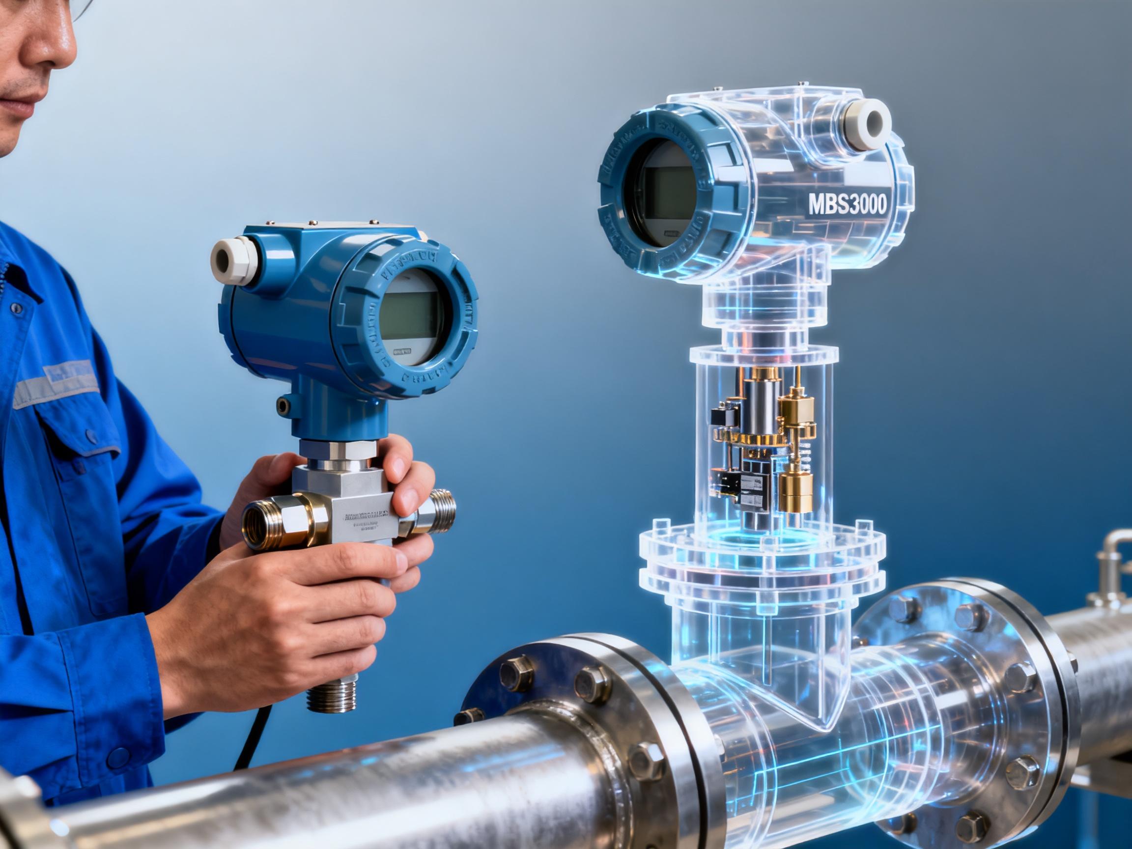 MBS3050 Pressure Transmitter Working Principle Animation Demonstration: Teardown of the Core Structure of the Diffused Silicon Hystar Sensor