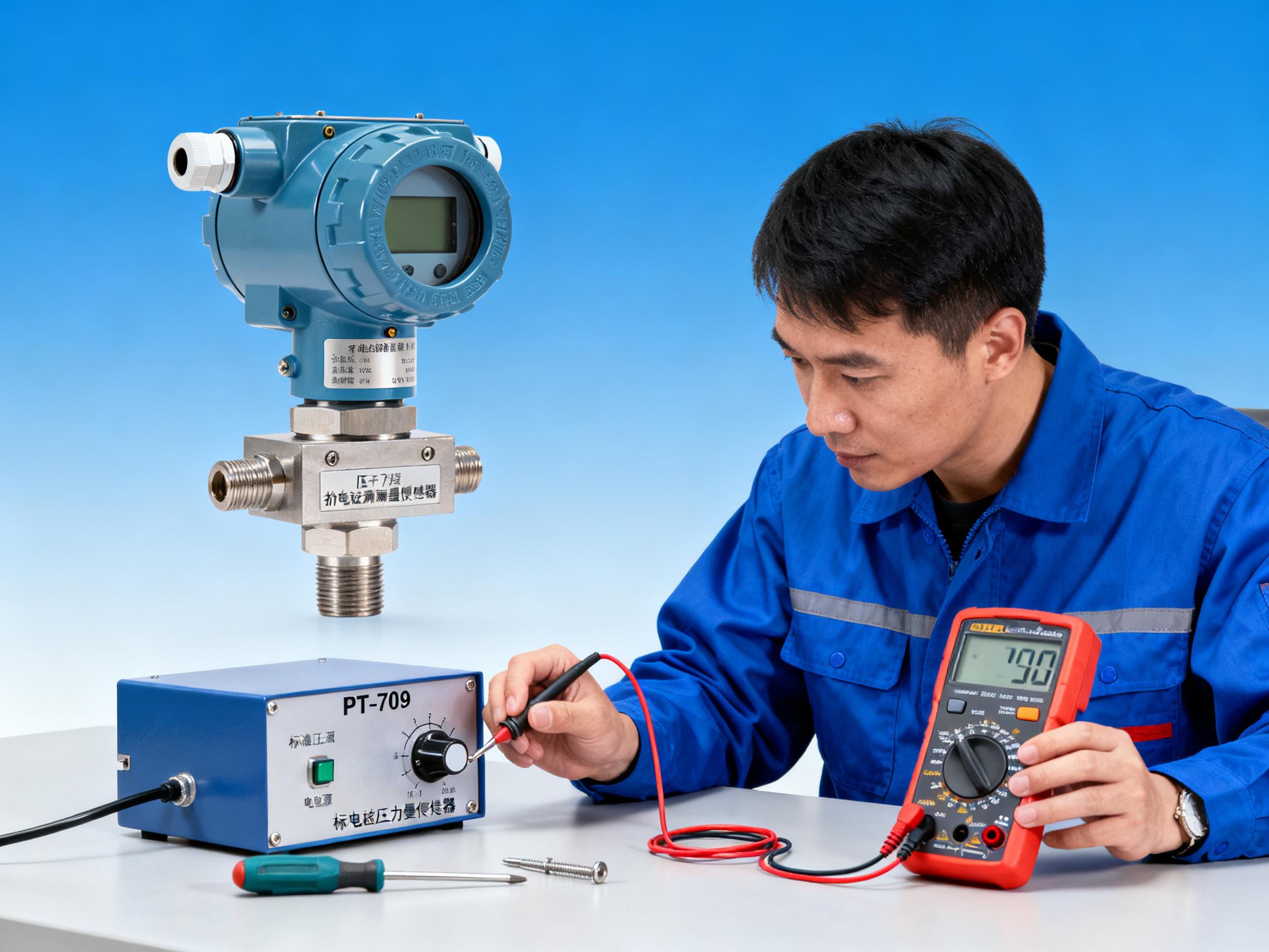 Detailed Explanation of PT-709 Pressure Transmitter Calibration Steps, Solve Diffused Silicon Hesmann Sensor Calibration Problems in 5 Minutes