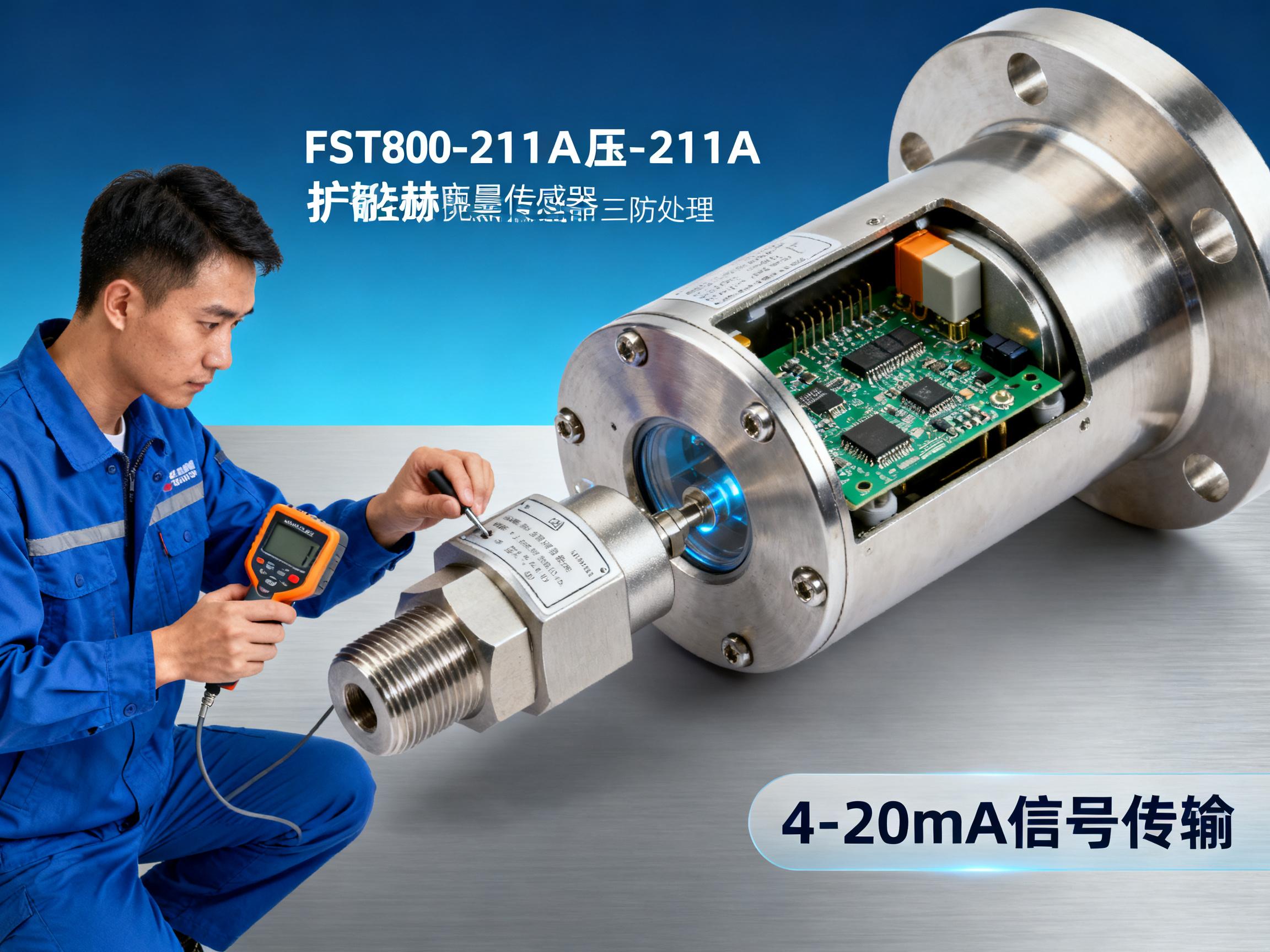FST800-211A Pressure Transmitter Teardown Review: Internal Structure of the Original Diffused Silicon HSM Sensor