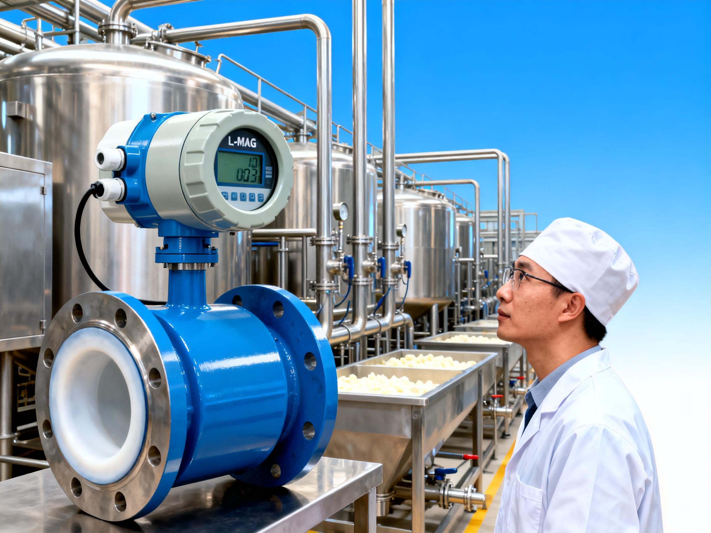 Breaking News! L-MAG electromagnetic flowmeter has passed the new national standard certification, improving measurement accuracy in the food industry to Class 0.2