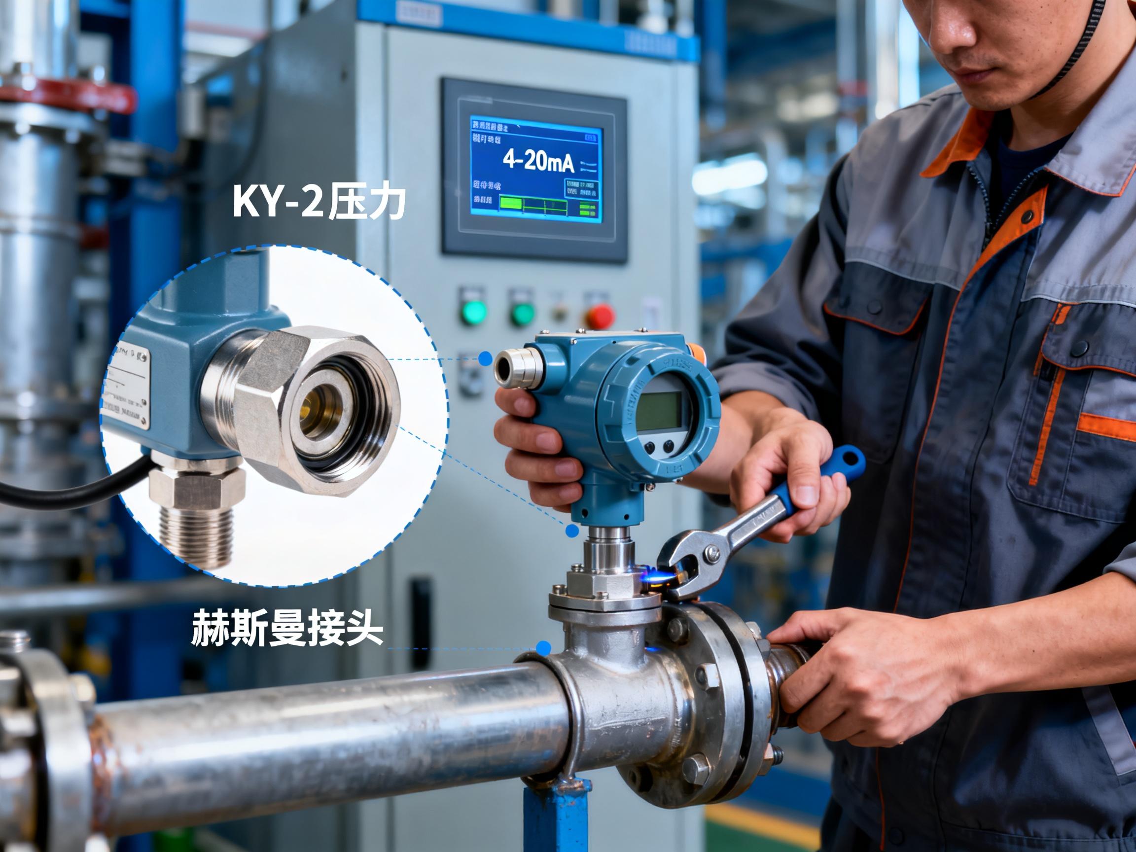 How to Use the KY-2 Pressure Transmitter? Diffused Silicon Hirschmann Pressure Sensor Operation Manual