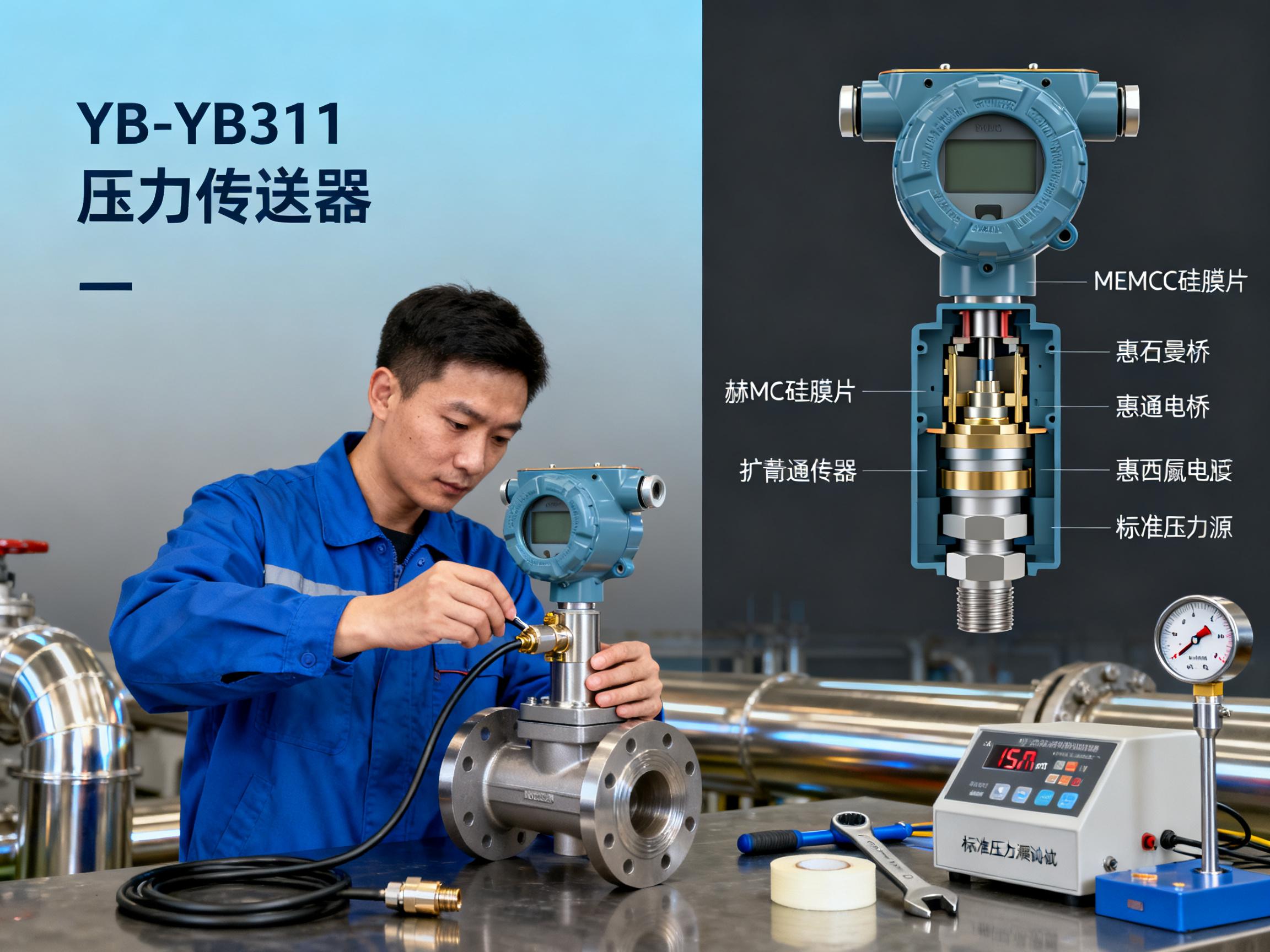 YB-YB3101 Pressure Transmitter Installation Instructions: Analysis of 5 Key Steps for Installing a Diffused Silicon Hystmann Pressure Sensor