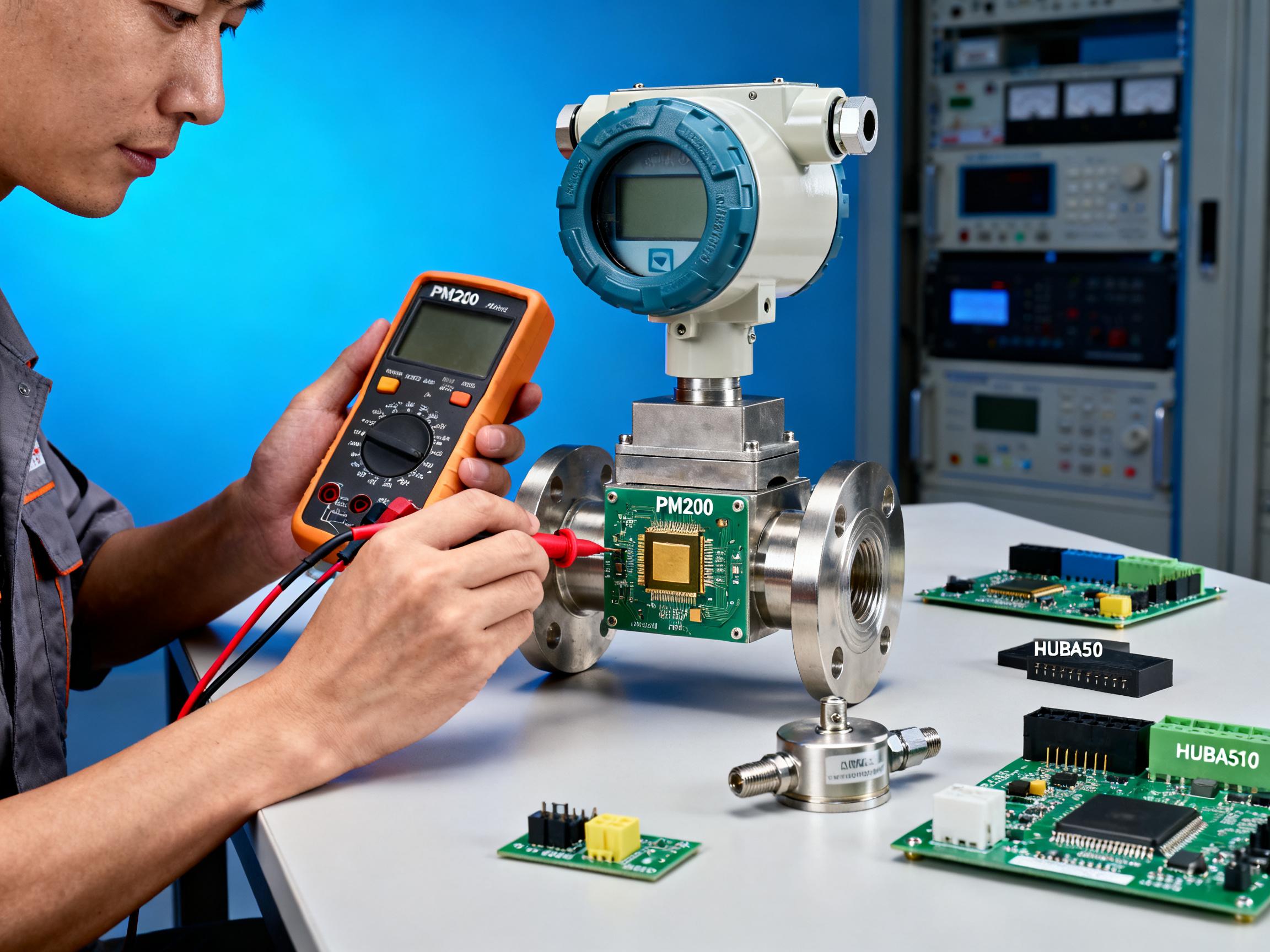 Abnormal display on the PM200 pressure transmitter? Troubleshooting for diffused silicon pressure sensor faults