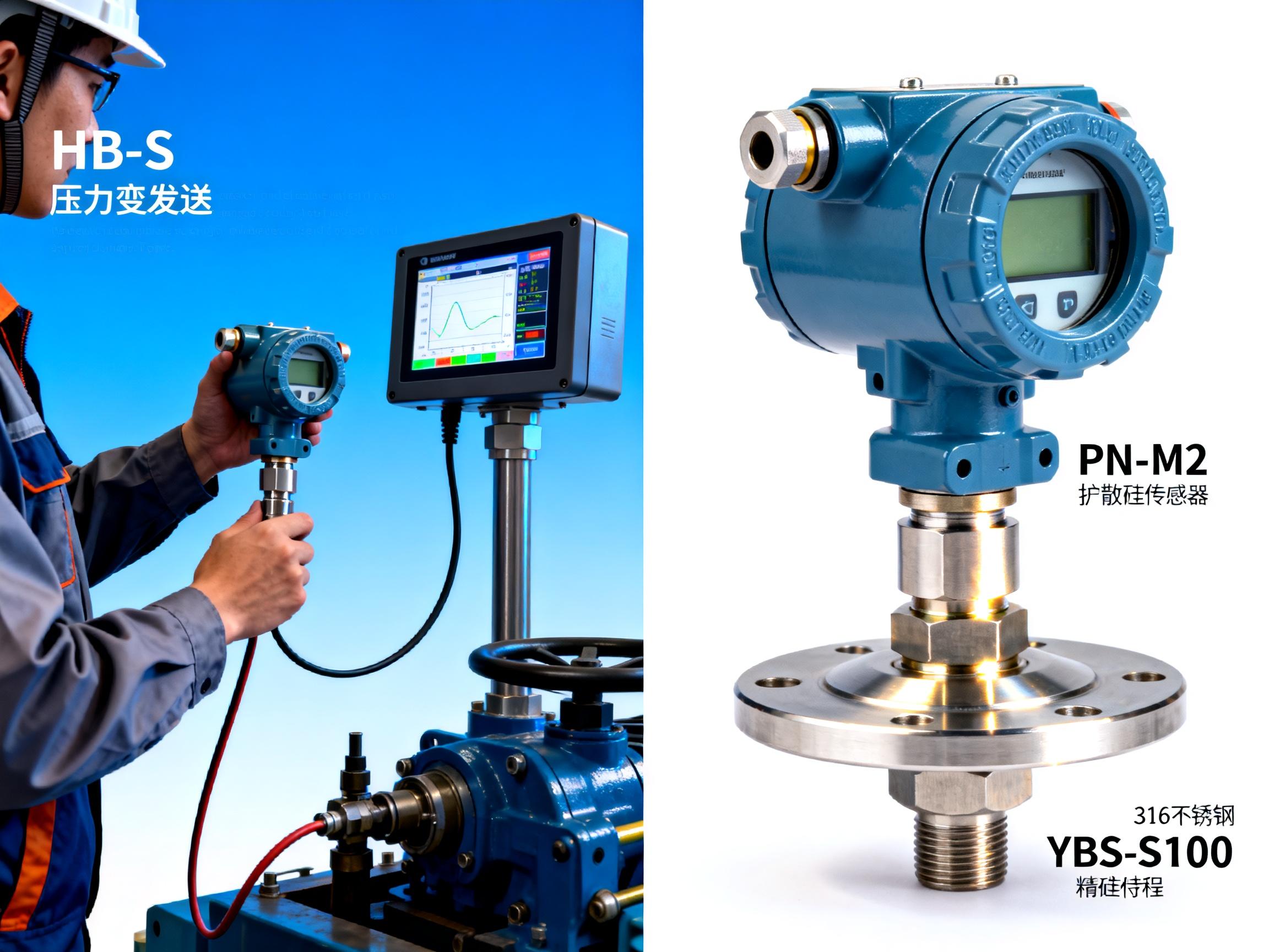 HB-S Pressure Transmitter Model Guide: Selection Reference Table from -0.1MPa to 100MPa