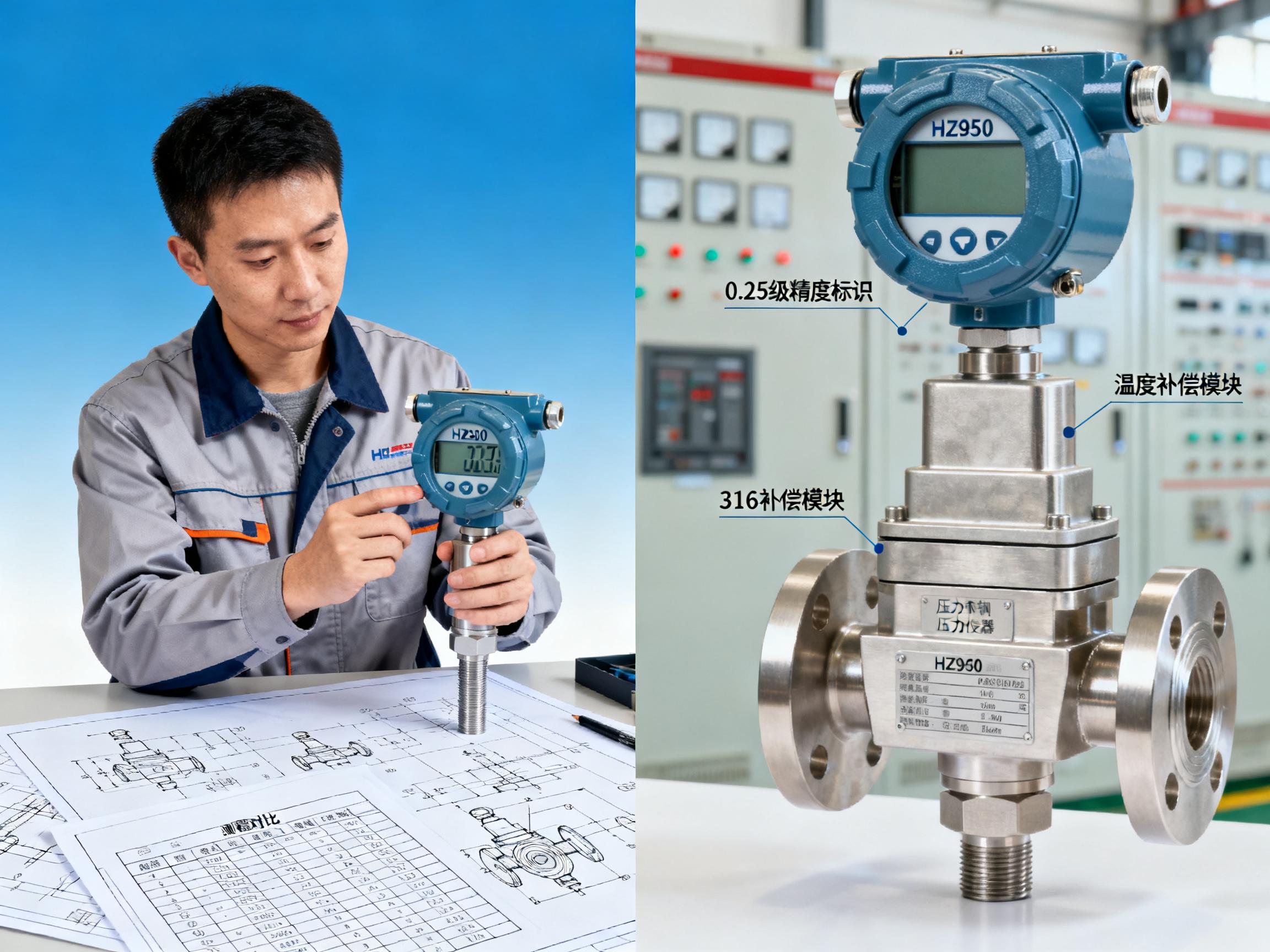 What is the quotation for the HZ950 pressure transmitter? Market analysis of diffused silicon sensors