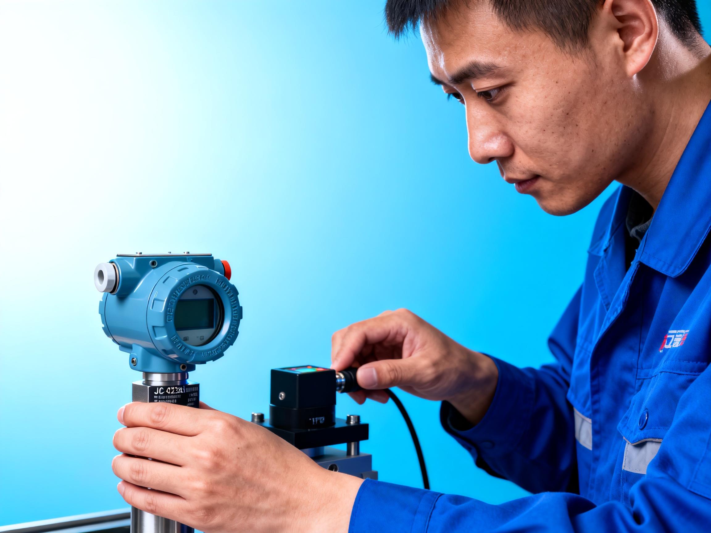How is the 0.1%FS tested accuracy of the JC-023d pressure transmitter achieved? Please keep this operation guide handy