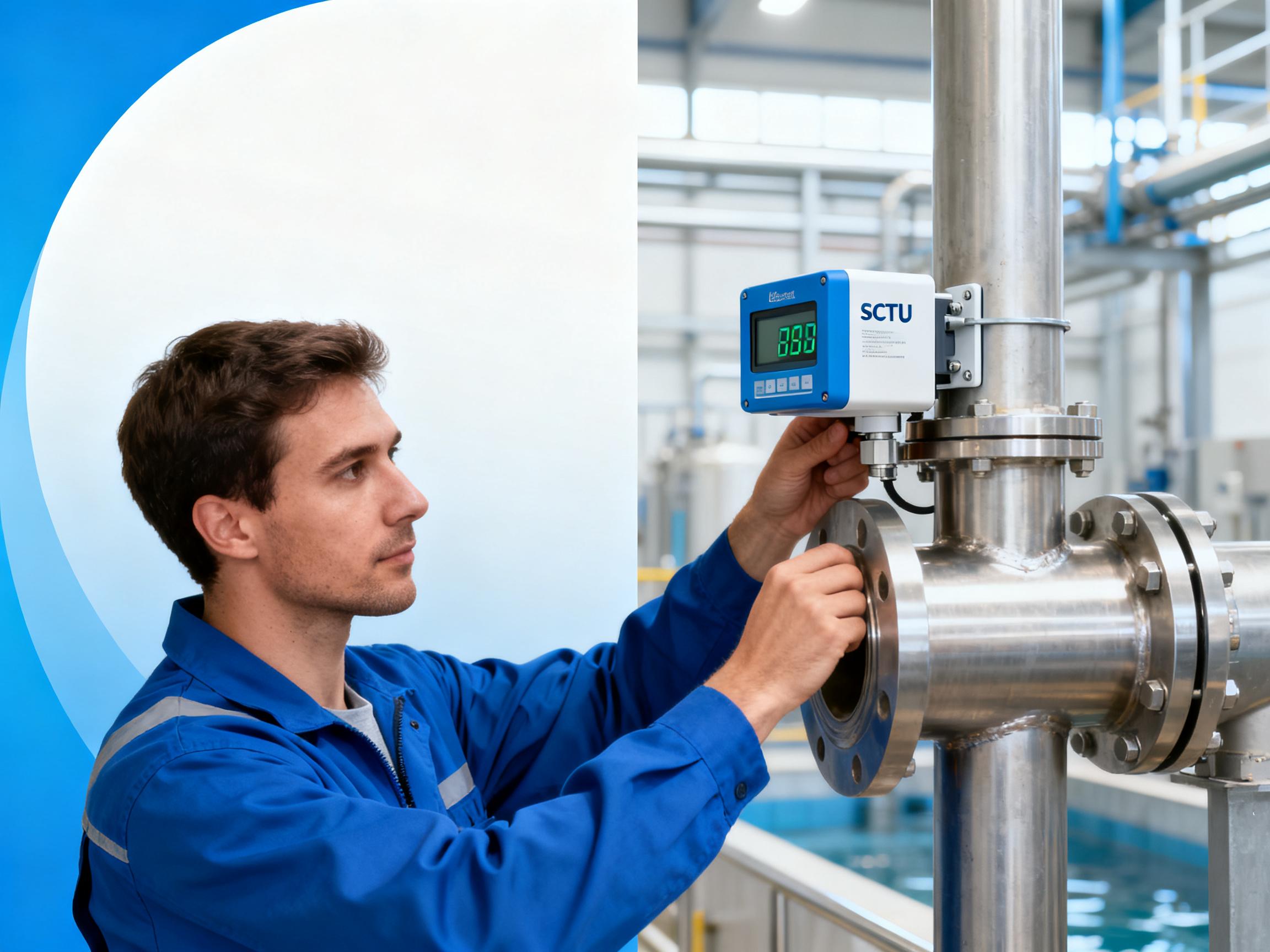 SCTU Wall-Mounted Ultrasonic Flow Sensor: 3 Key Features Empower Smart Water Utility Development