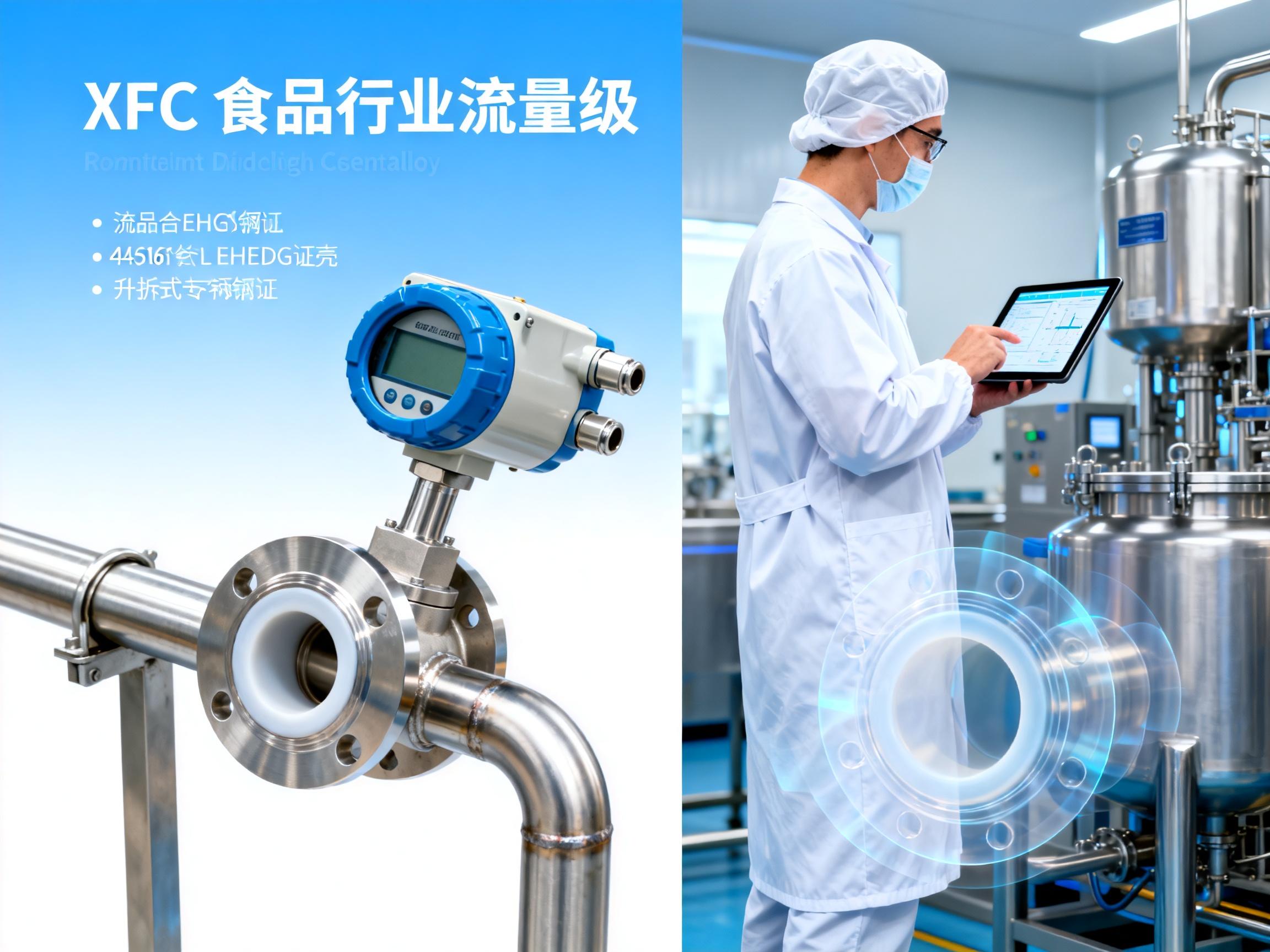 Why has the XFC electromagnetic flowmeter become the first choice for the food industry? Hygienic design + PTFE lining dual protection