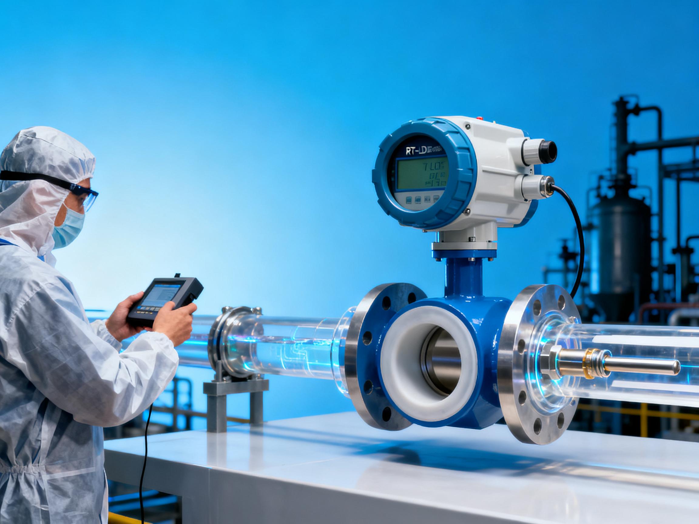 Applications of RT-LDE electromagnetic flowmeter in the chemical industry: How to achieve both high accuracy and long service life?