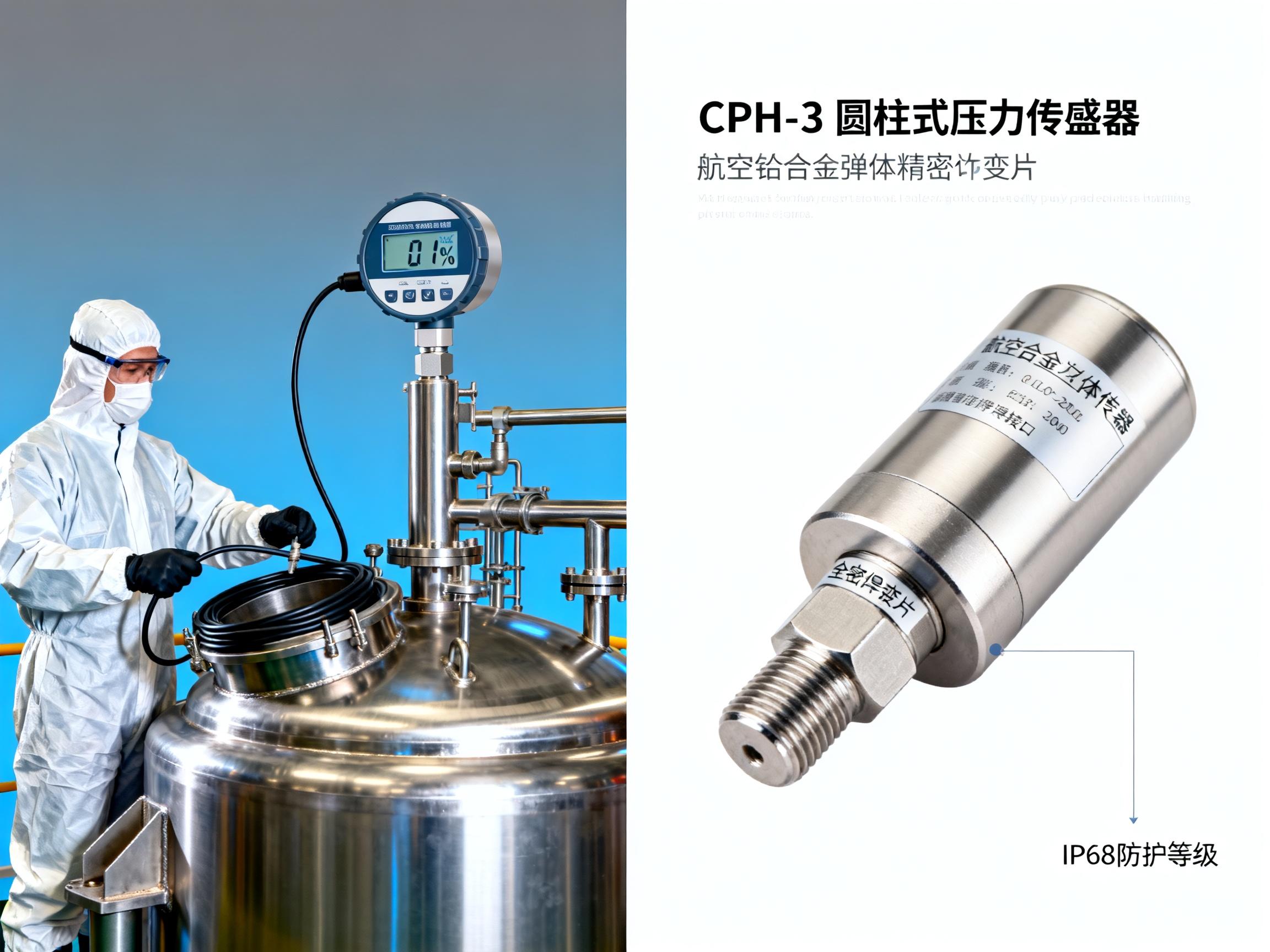 CPH-3 Column-Type Pressure Sensor: How to Achieve a Reactor Weighing Error of Less Than 0.1%?