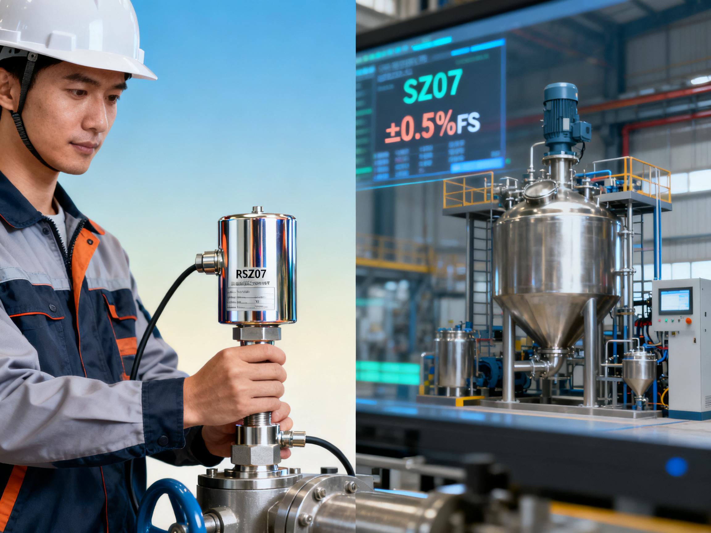 Comparative Analysis of the Application Advantages of RSZ07 Column-Type Pressure Sensor in Mixing Stations