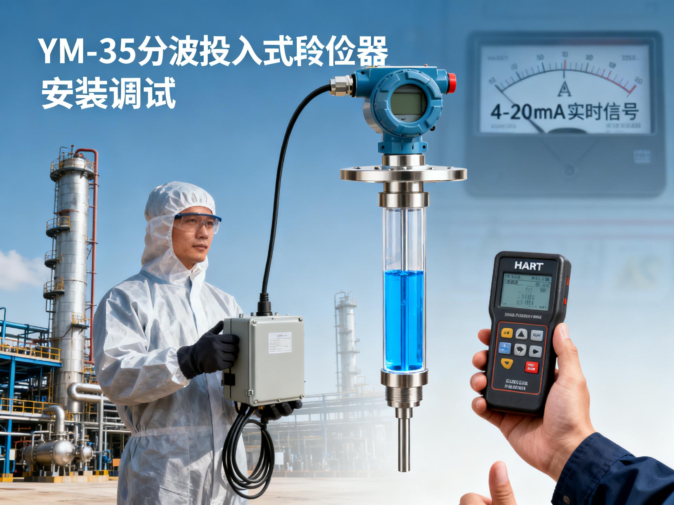 Can't understand the YM-35 split-type submersible level transmitter manual? A quick 3-minute getting-started guide