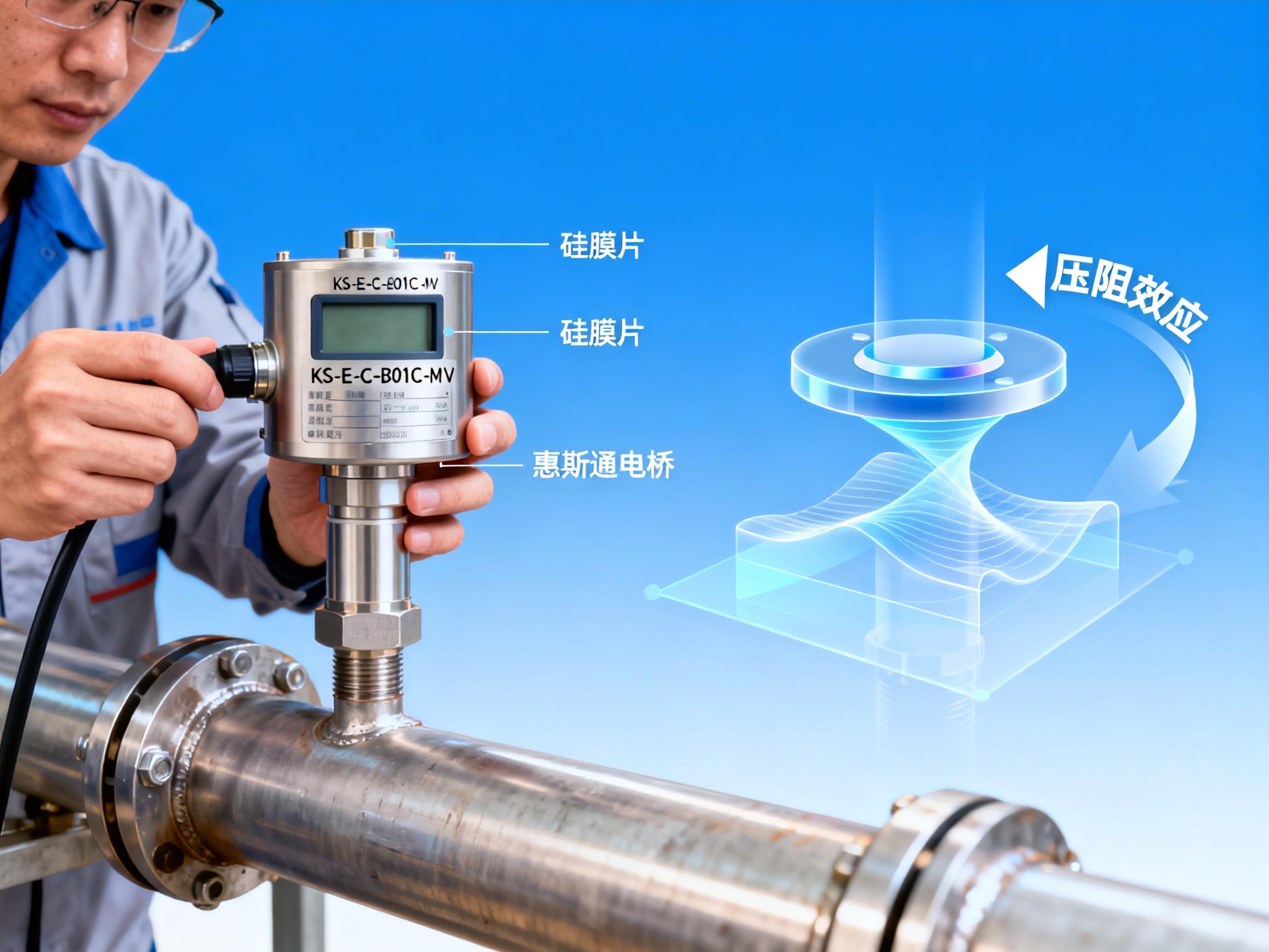 Diffused Silicon Sensor Principle Illustrated: How Does KS-E-E-C-B01C-M-V Achieve Stable Pressure Detection?