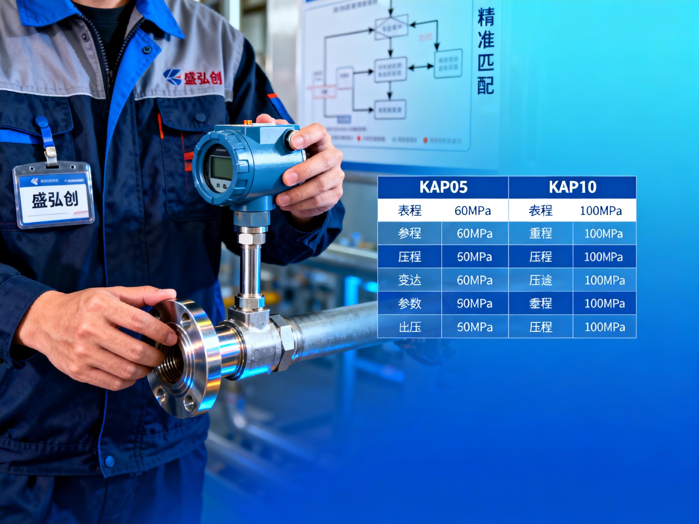 KAP05 and KAP10 Pressure Transmitter Selection Guide: Precisely Match Based on Requirements