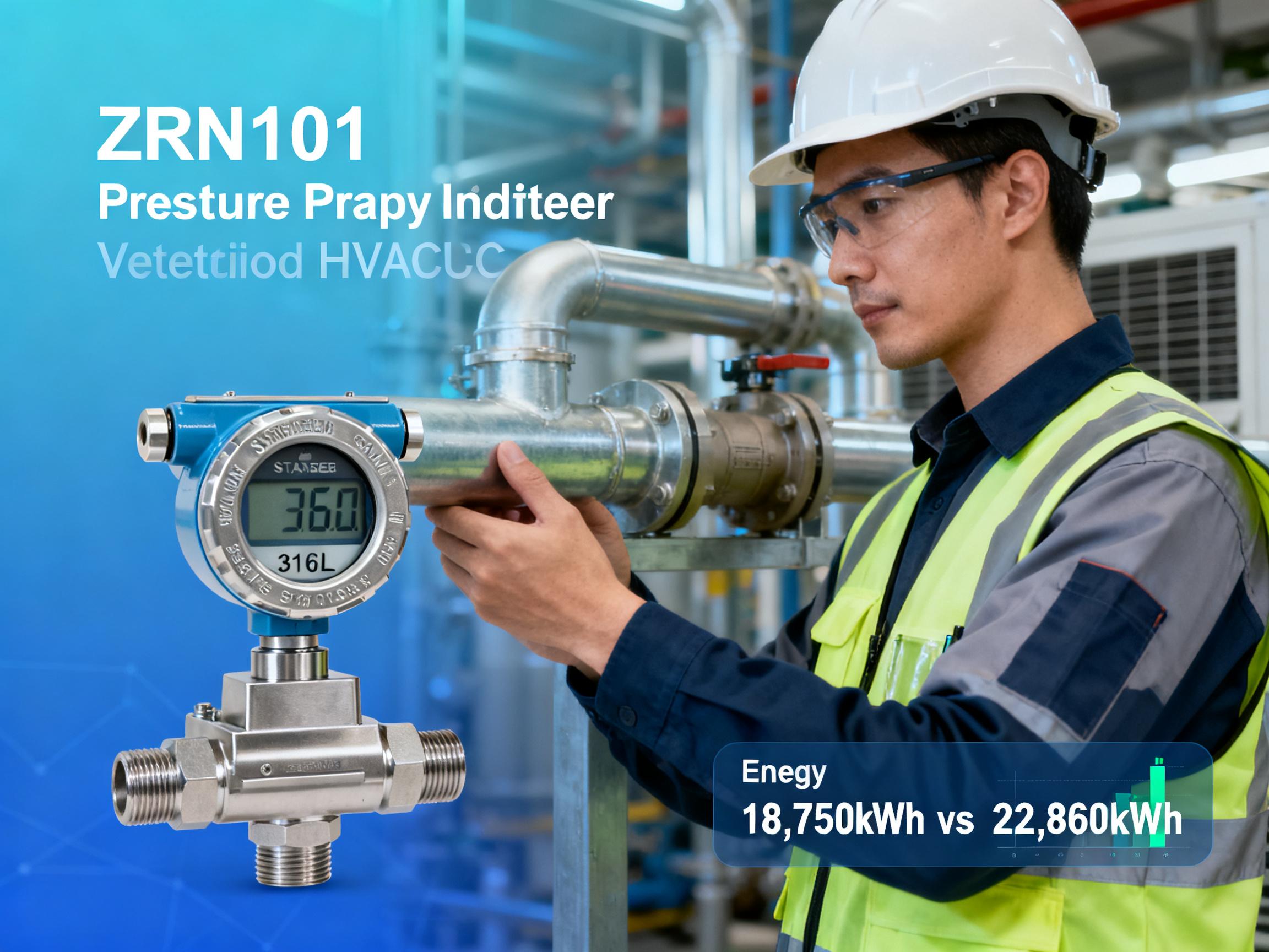 ZRN101 Pressure Transmitter Energy-Saving Performance Test Report in HVAC Systems
