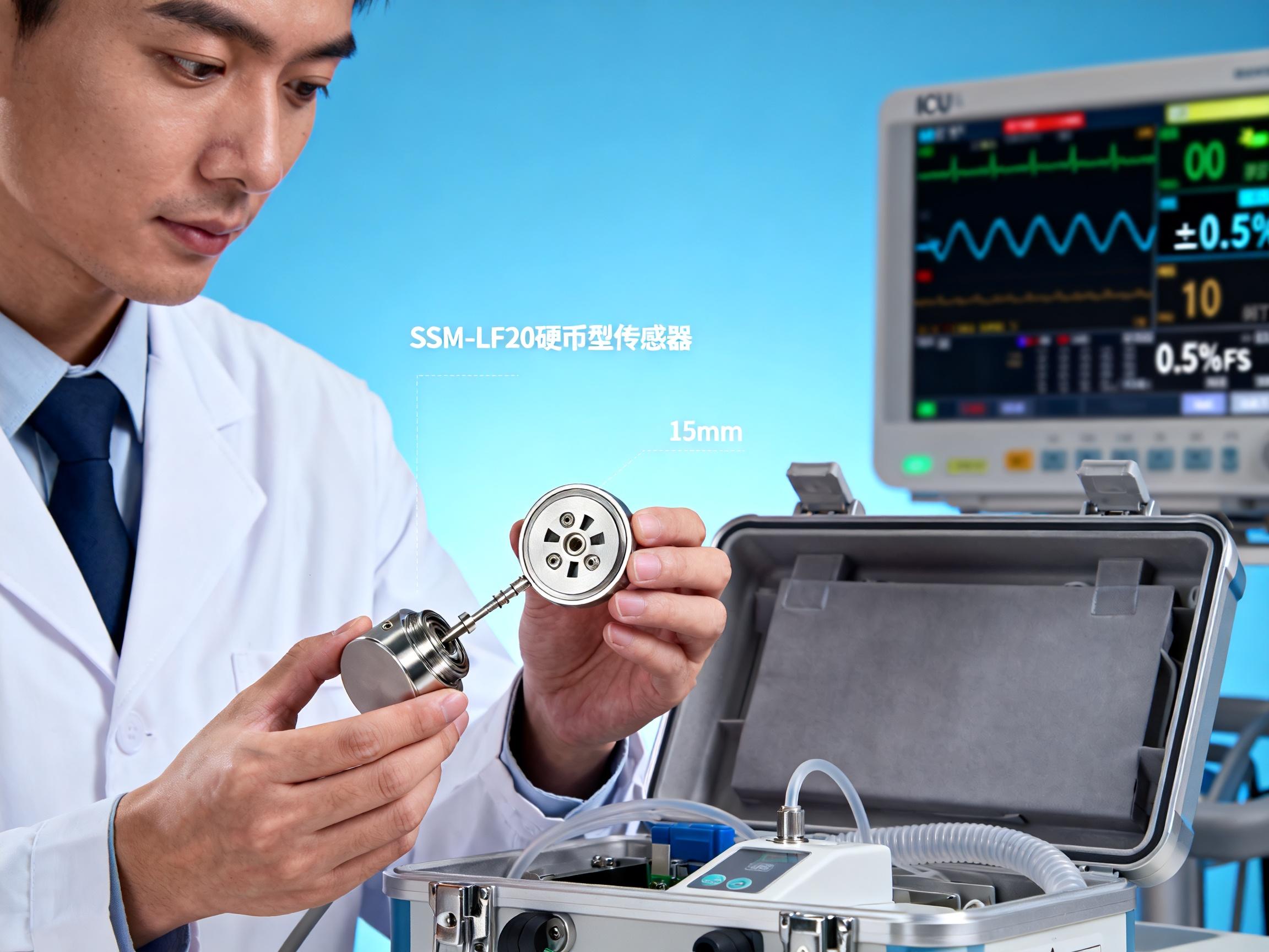 Application of the SSM-LF20 coin-type sensor in medical devices: the perfect balance between precision and size