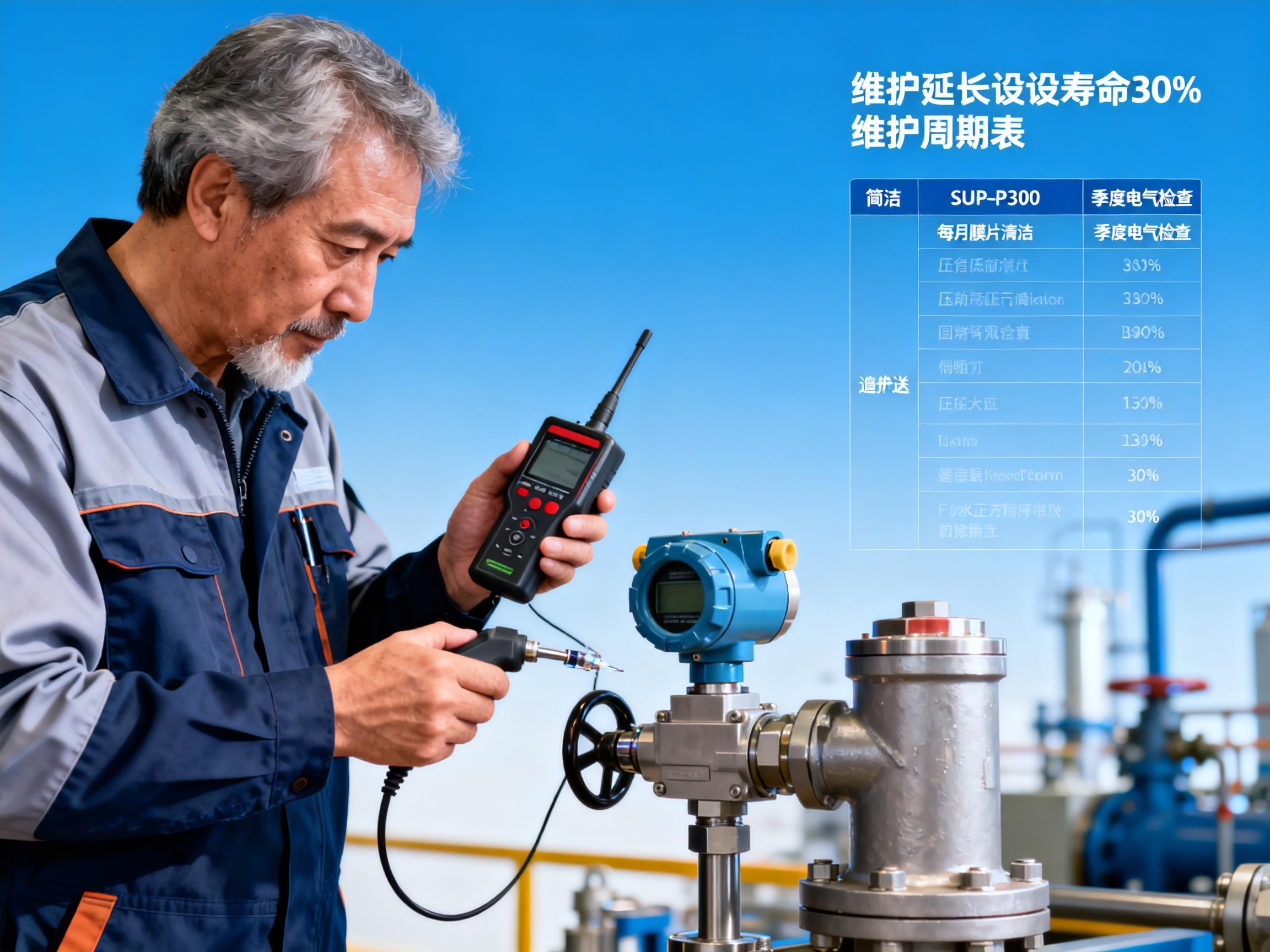 SUP-P300 Pressure Transmitter Maintenance Schedule, Extend Equipment Service Life by 30%