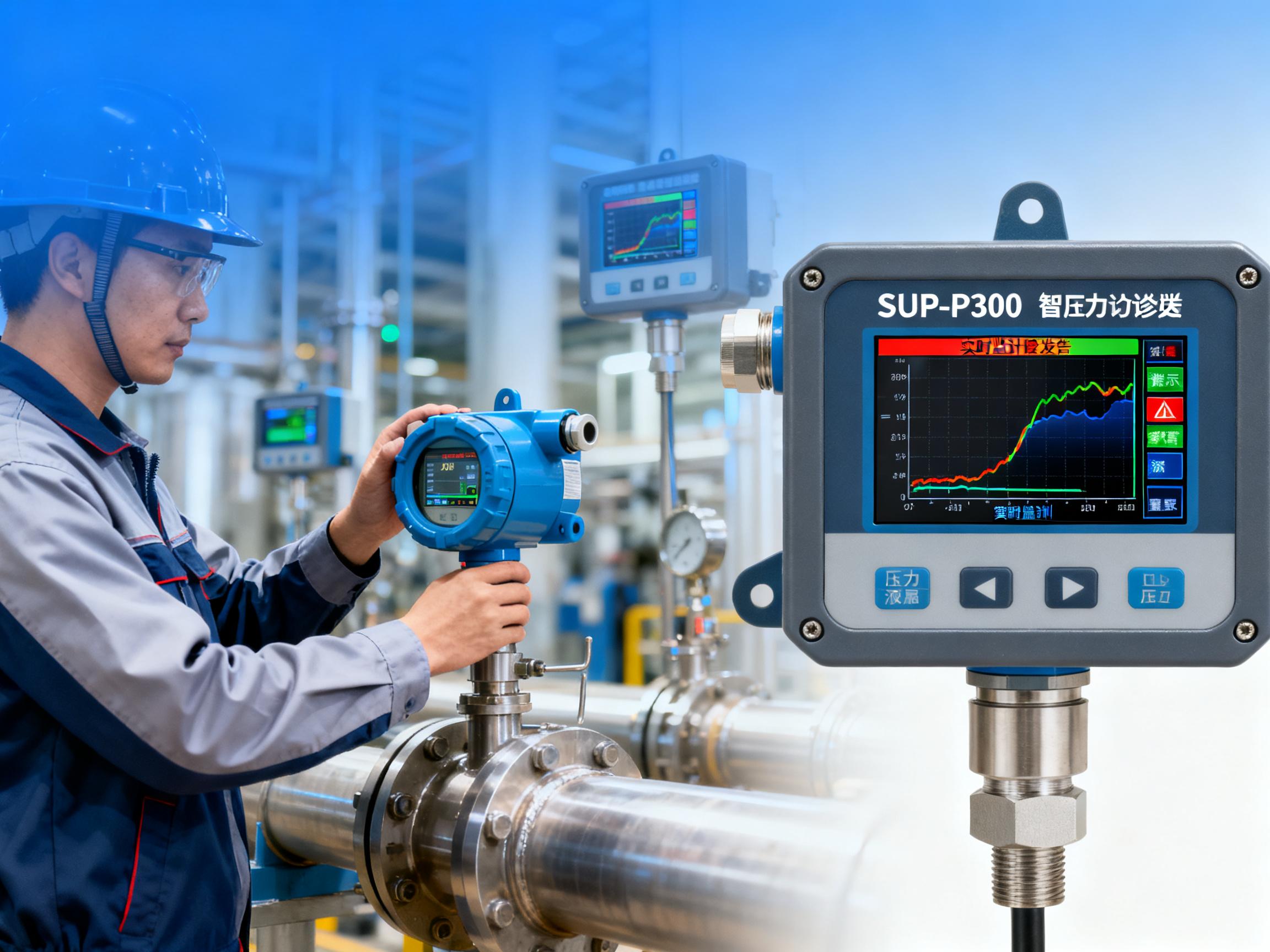 How can the SUP-P300 Pressure Transmitter help factories save 30% on maintenance costs?