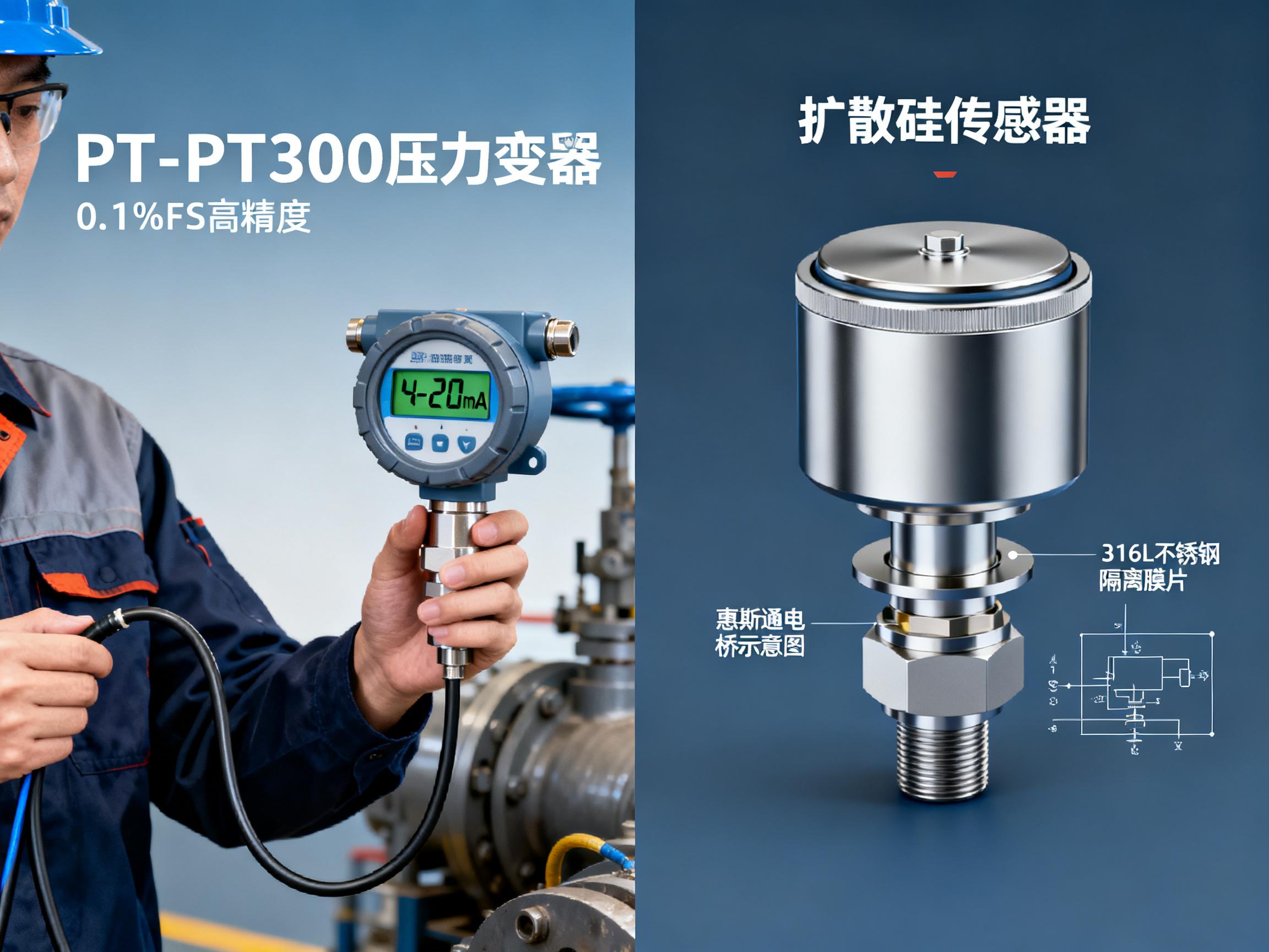 Complete Breakdown of PT-PT300 Pressure Transmitter Types: Comparison of 7 Diffused Silicon Sensor Application Scenarios
