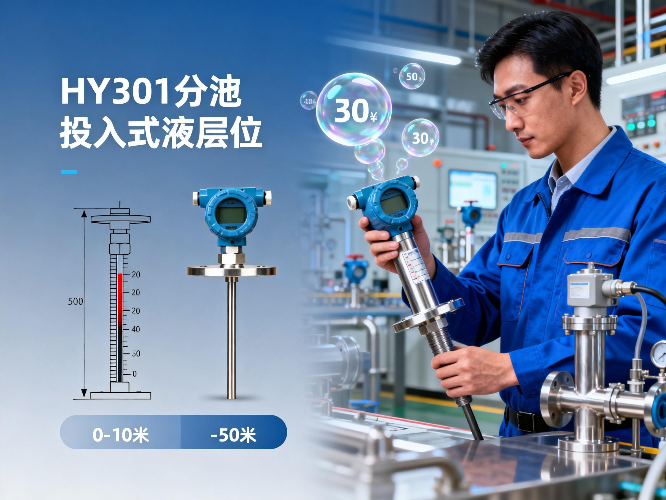 HY301 split-type submersible level transmitter purchasing guide: Detailed explanation of price differences for different measuring range specifications