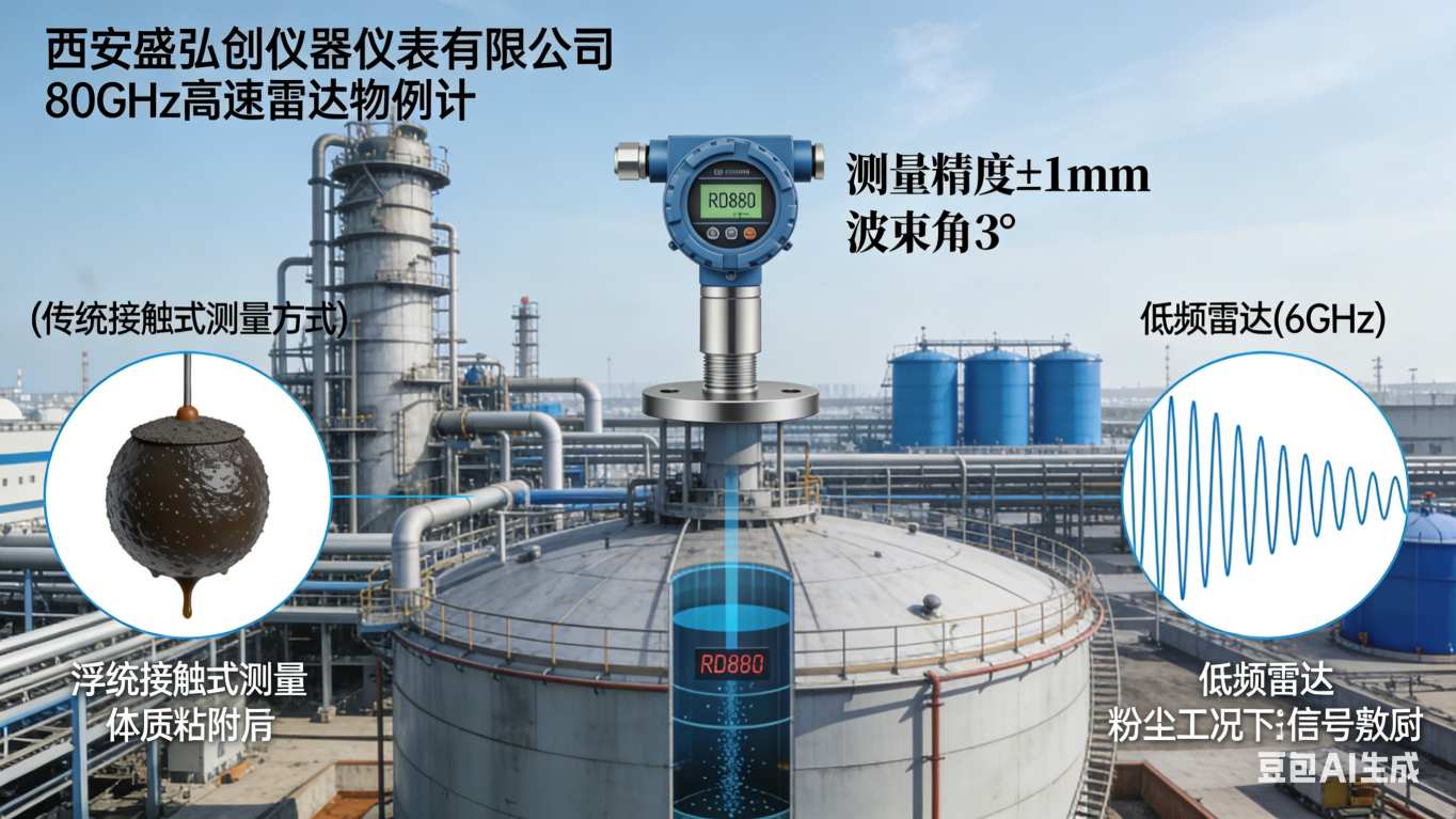  80GHz High-Frequency Radar Level Meter Technical Analysis and Industrial Application Guide 