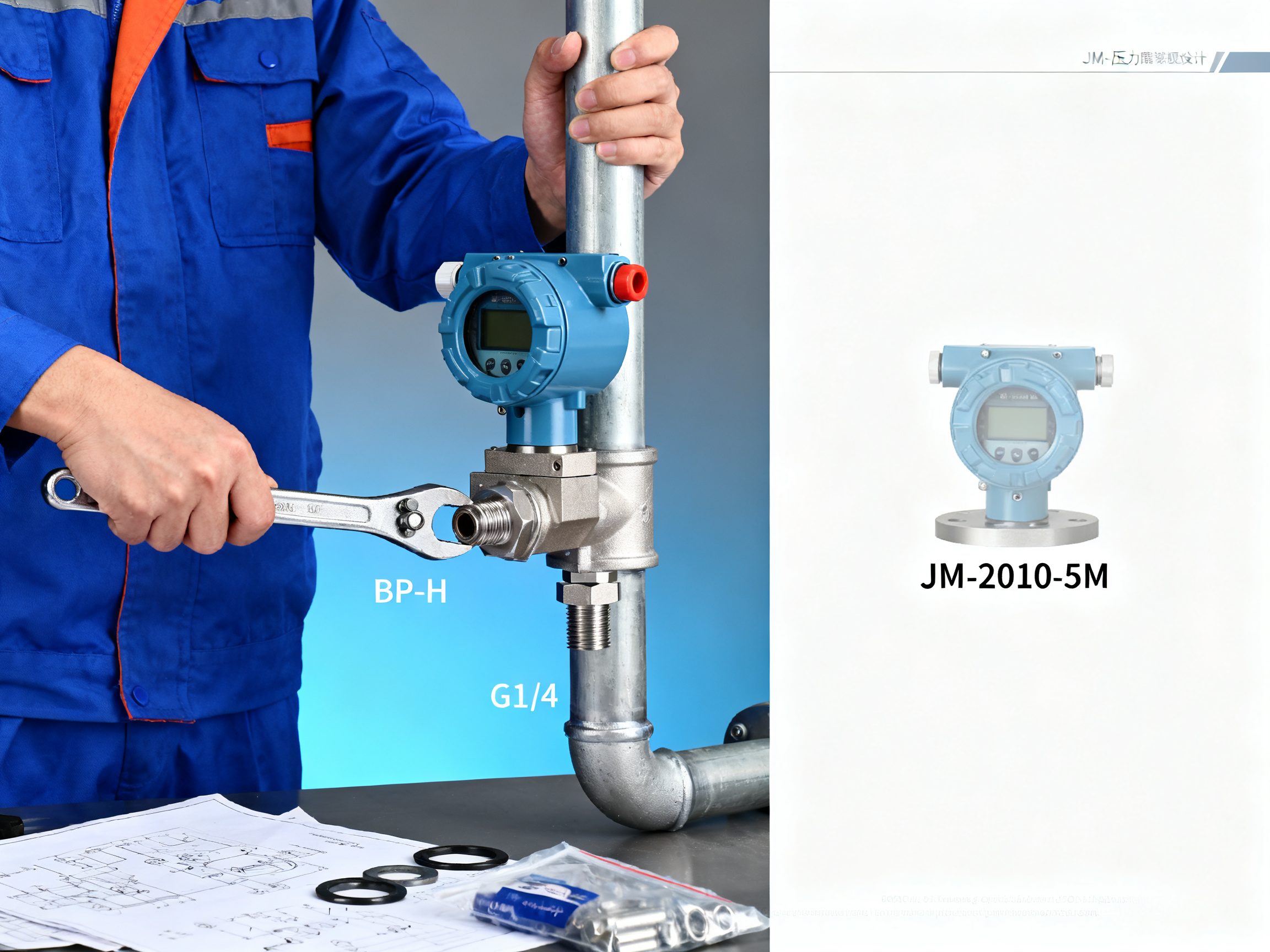 BP-H and JM-2010-5M Pressure Transmitter Installation Guide: Solutions to Common Industrial Field Issues