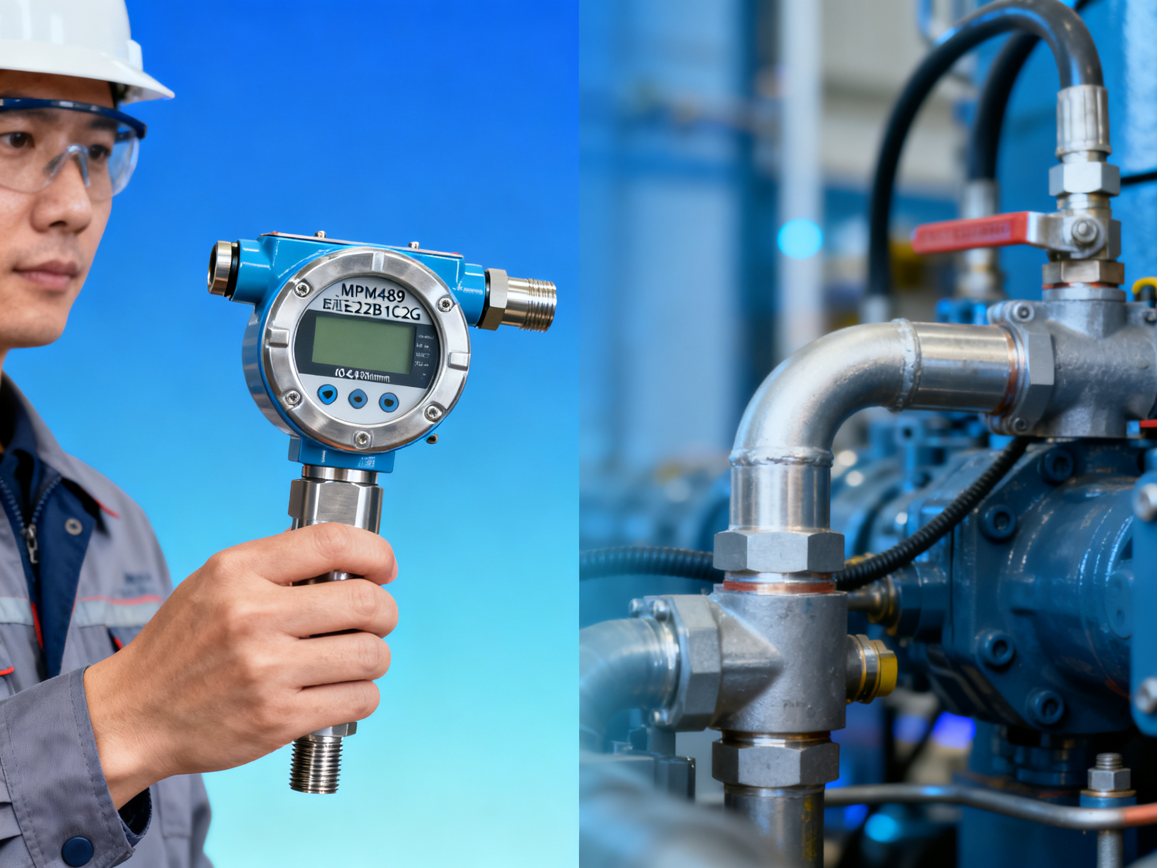 MPM489E22B1C2G Pressure Transmitter Dimension Drawing Analysis: Installation Space Requirements and Compatibility Analysis