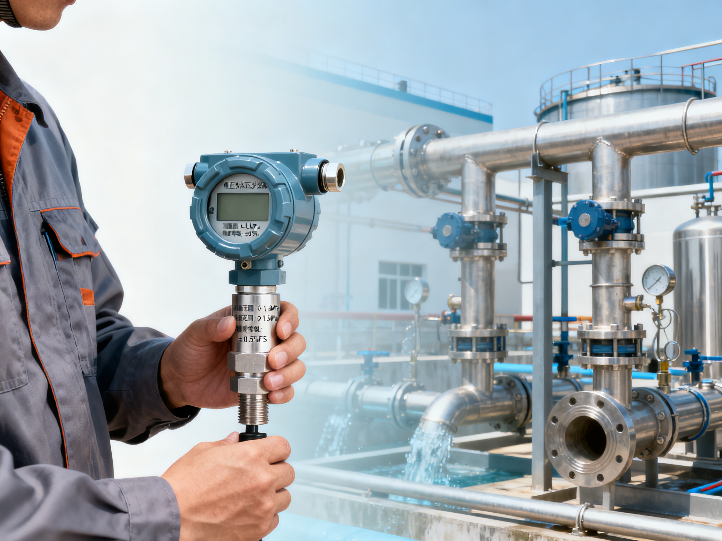 How to select a pressure transmitter for constant-pressure water supply? What key parameters need to be considered?