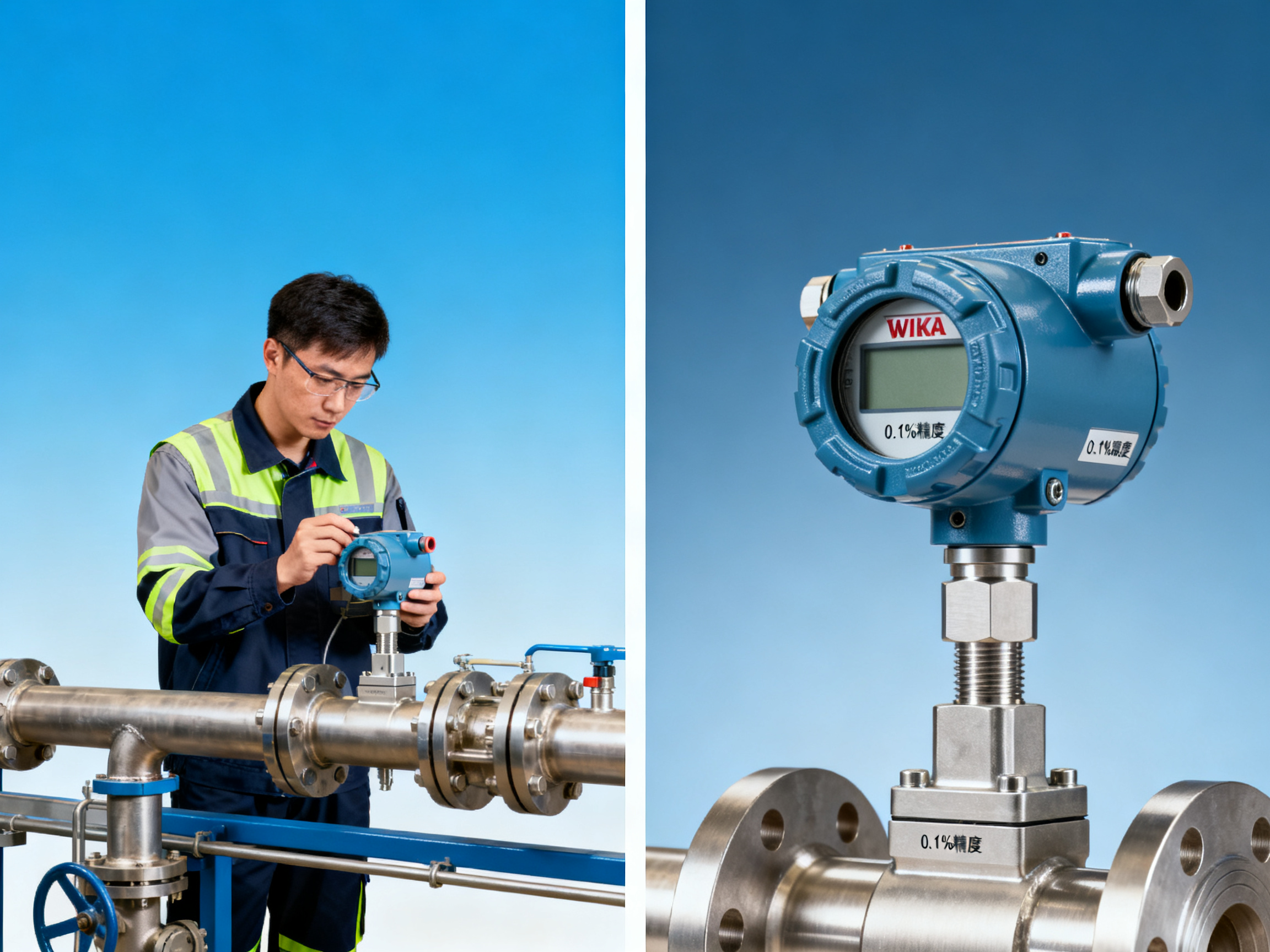 What is the accuracy class of WIKA pressure transmitters? How to choose the appropriate accuracy in flow control equipment?