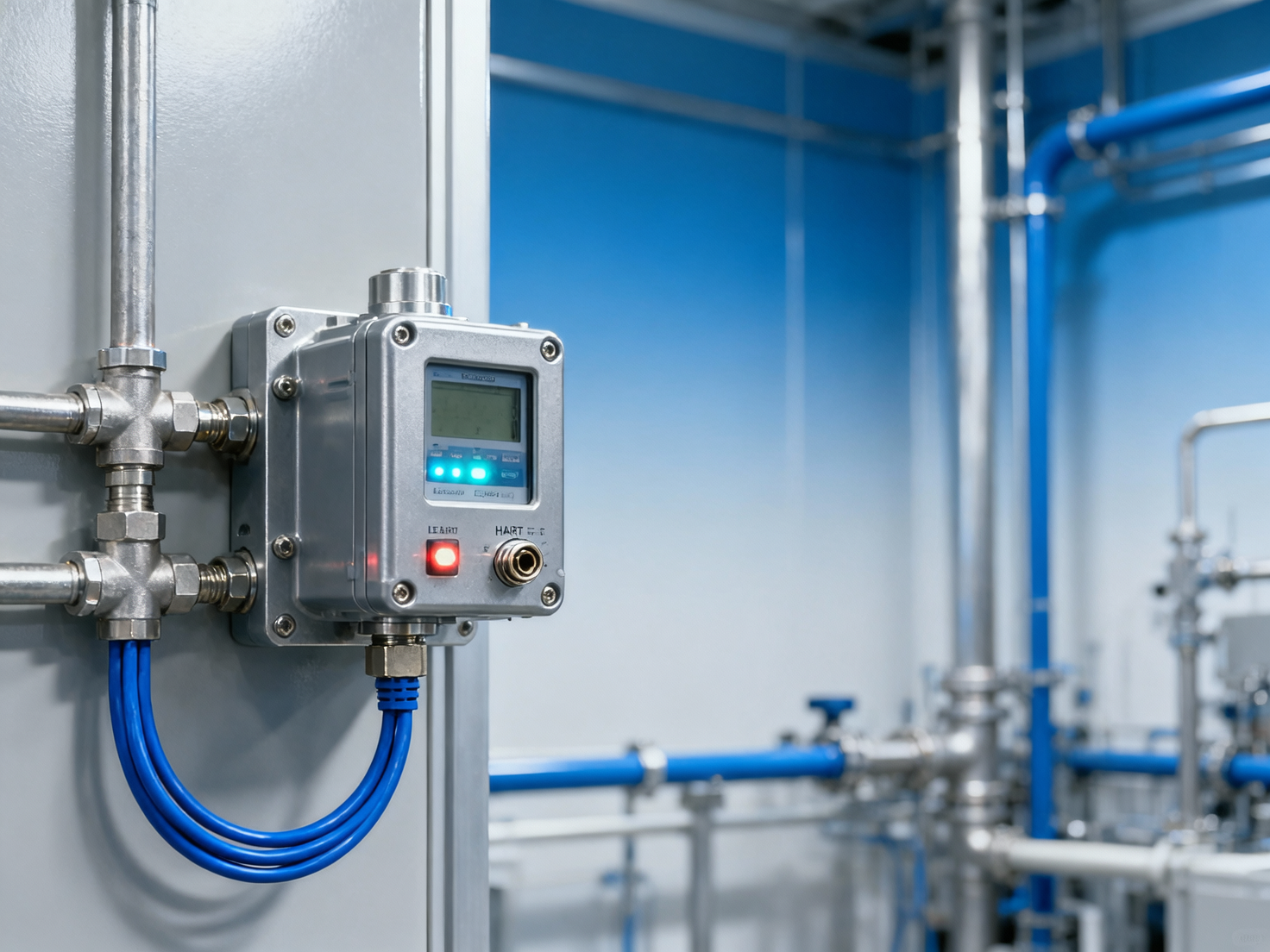 What basic setup and calibration steps are required before using a cylinder pressure transmitter for the first time?