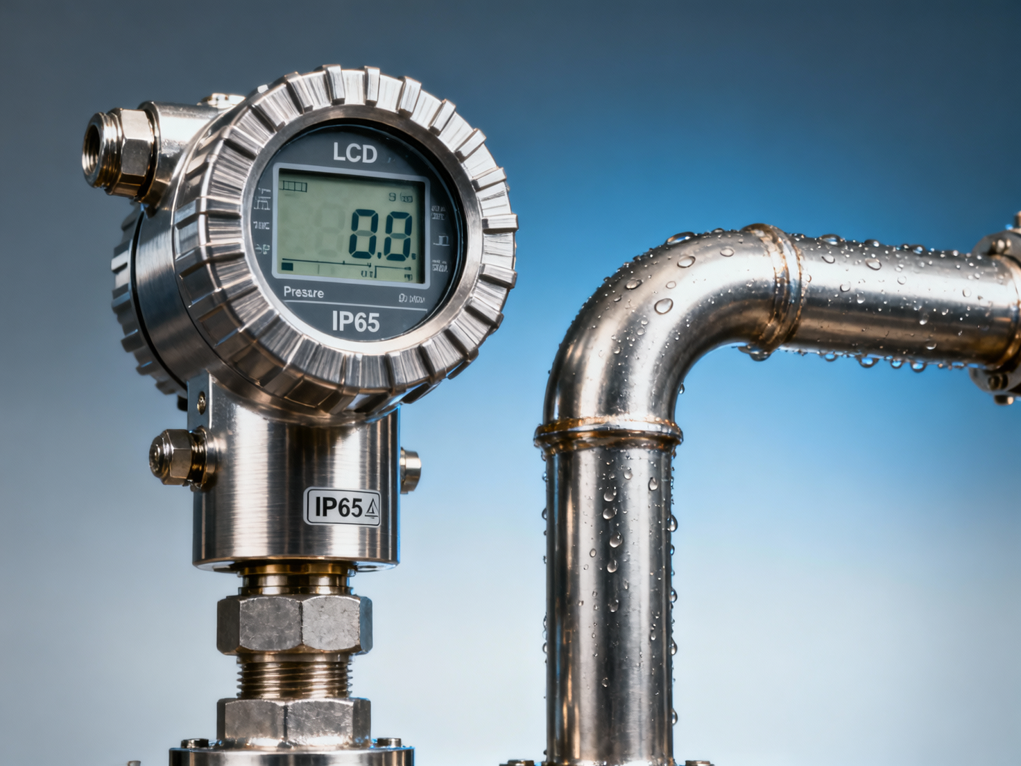 If an LCD pressure transmitter brand has a good reputation, does that mean its on-site readings will remain stable over the long term without drift?