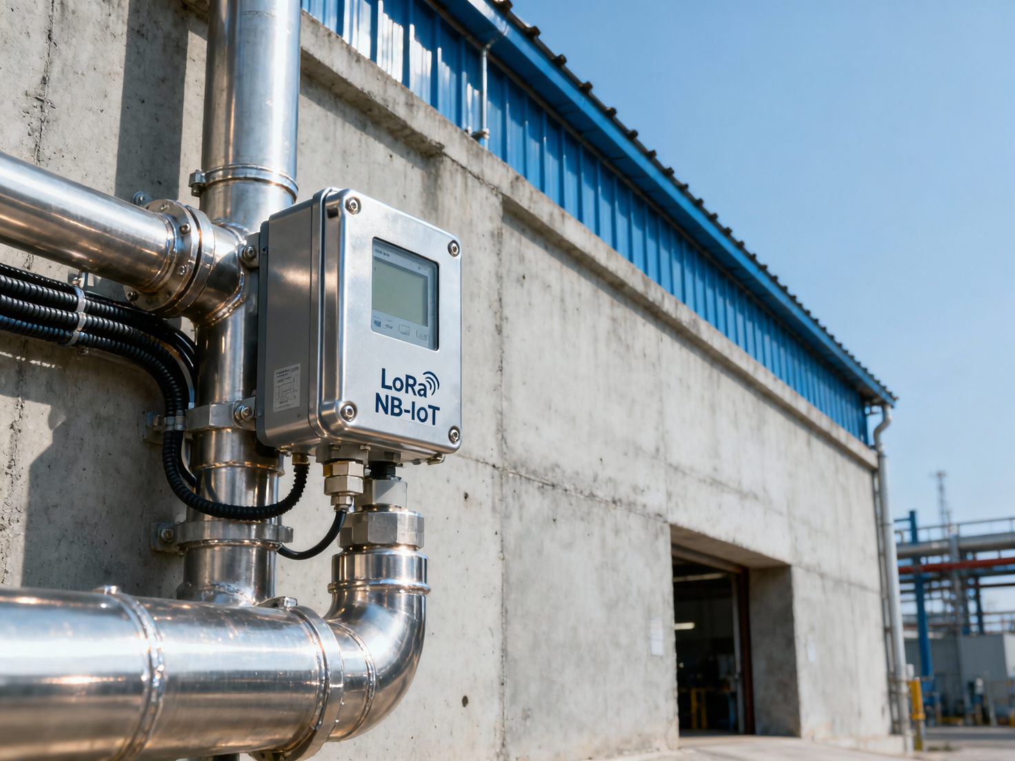 For wireless transmission pressure transmitters, does using the LoRa or NB-IoT protocol have a greater impact on internal signal coverage within the plant?