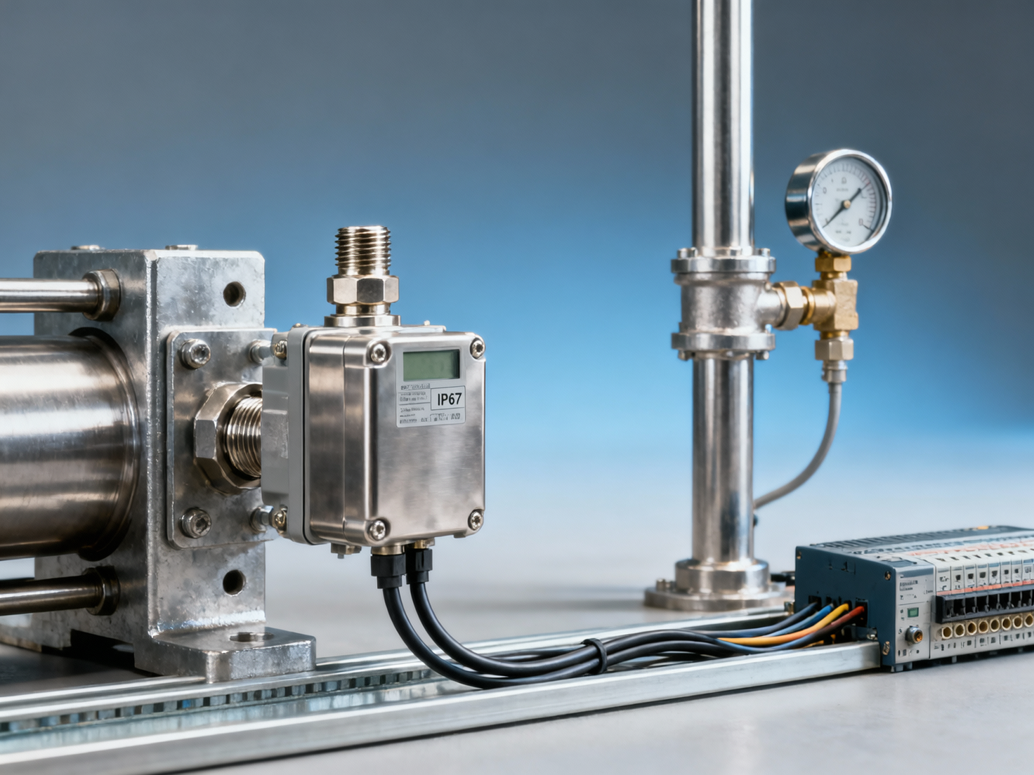When purchasing an oil tank pressure transmitter, does the installation service provided by the manufacturer include on-site wiring and initial calibration?
