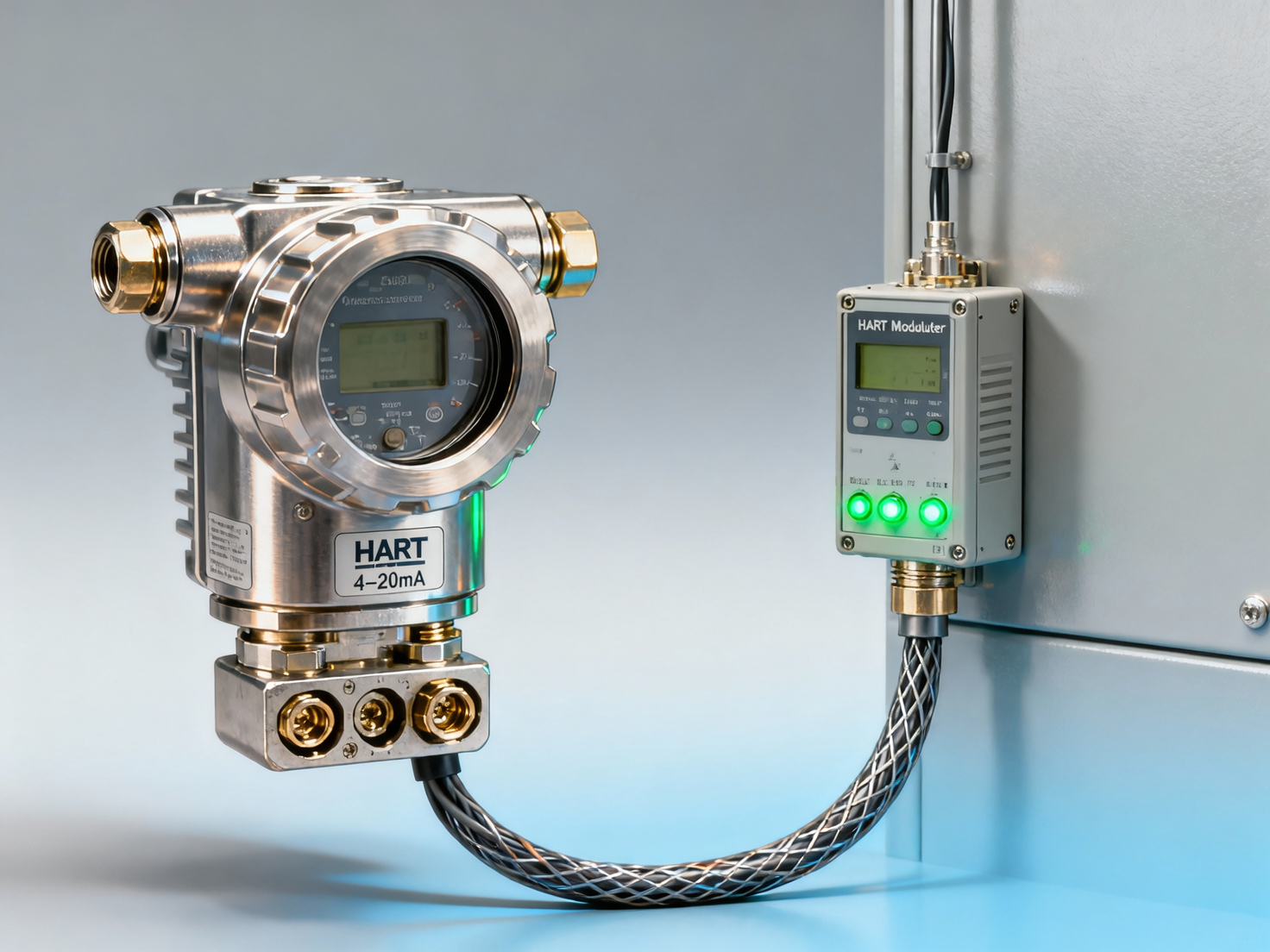 When a digital communication pressure transmitter uses the HART protocol to transmit data, is it possible for the SCADA system side to intercept the raw pressure value?