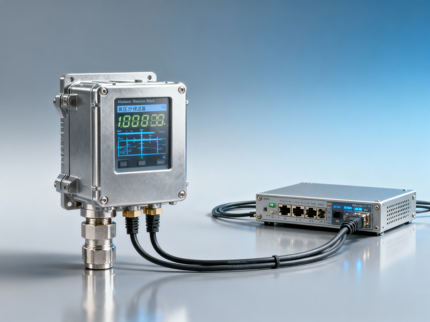 Will multilingual support for building pressure transmitters affect Modbus communication when switching between the Chinese interface and the English interface?