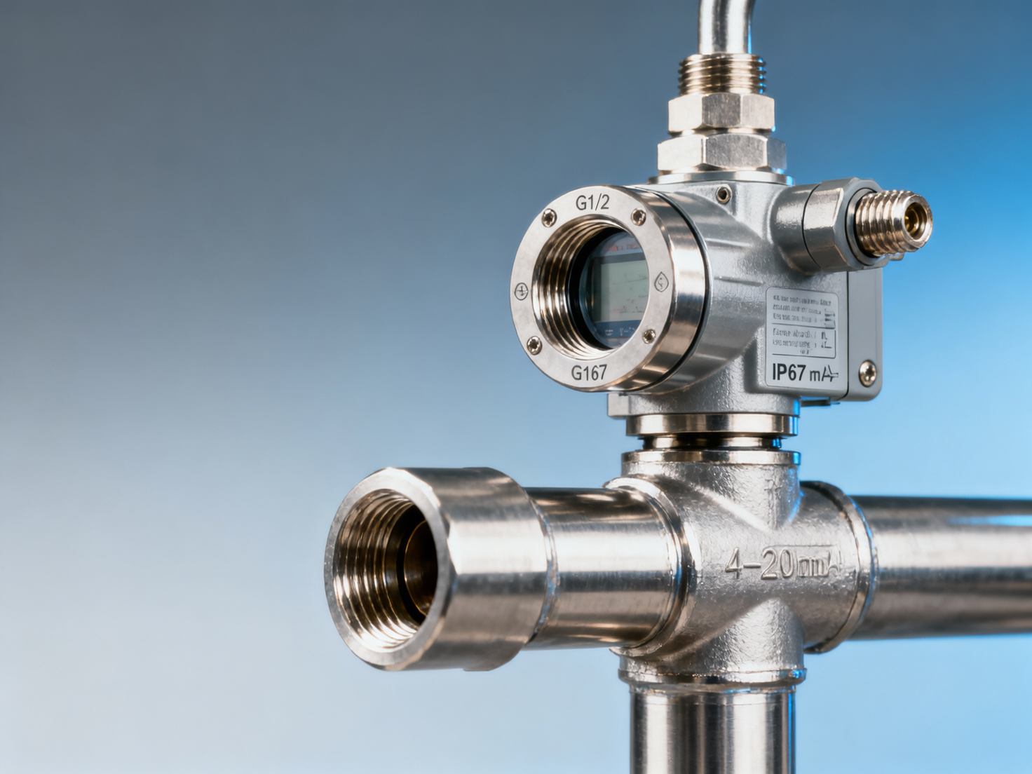 When selecting a building pressure transmitter, besides range and medium, which other three parameters must be confirmed first?