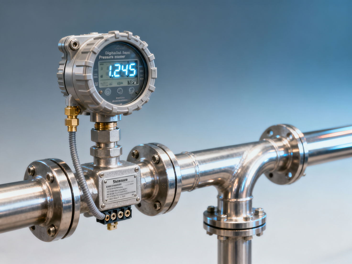 What level of data accuracy can a digital display pressure transmitter usually achieve? What are the key factors that affect actual reading accuracy?