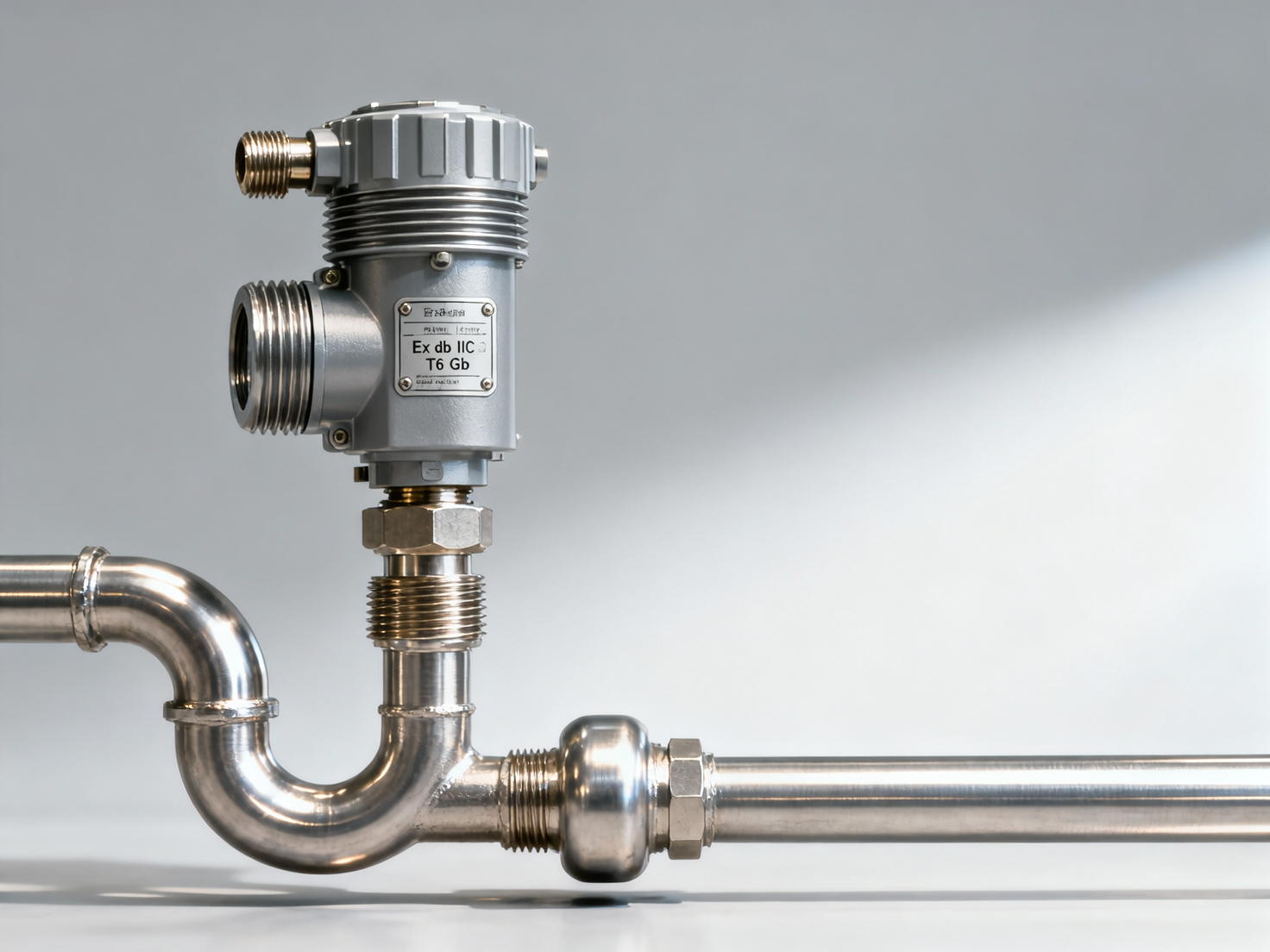 What safety details should be noted when installing the high-temperature explosion-proof pressure transmitter? Which standard does the explosion-proof certification of this Xi'an Shenghongchuang model comply with?