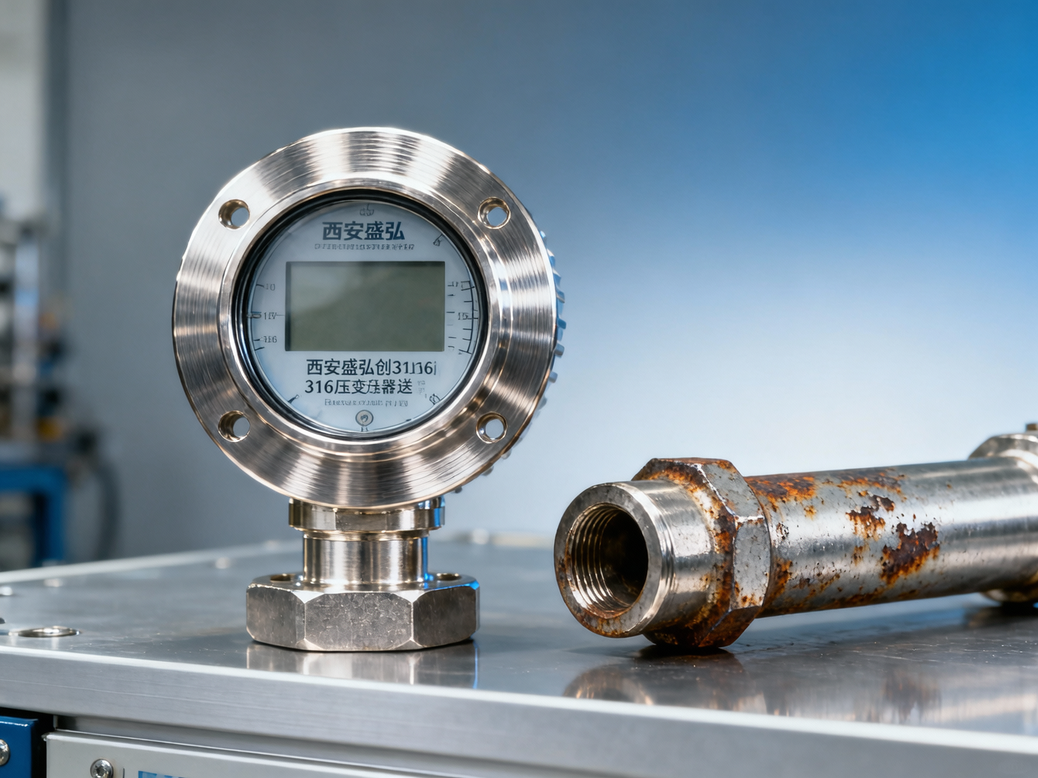 Which specific component of Xi'an Shenghongchuang's 316 pressure transmitter is made of 316 material? Is it necessary to choose it under corrosive working conditions?