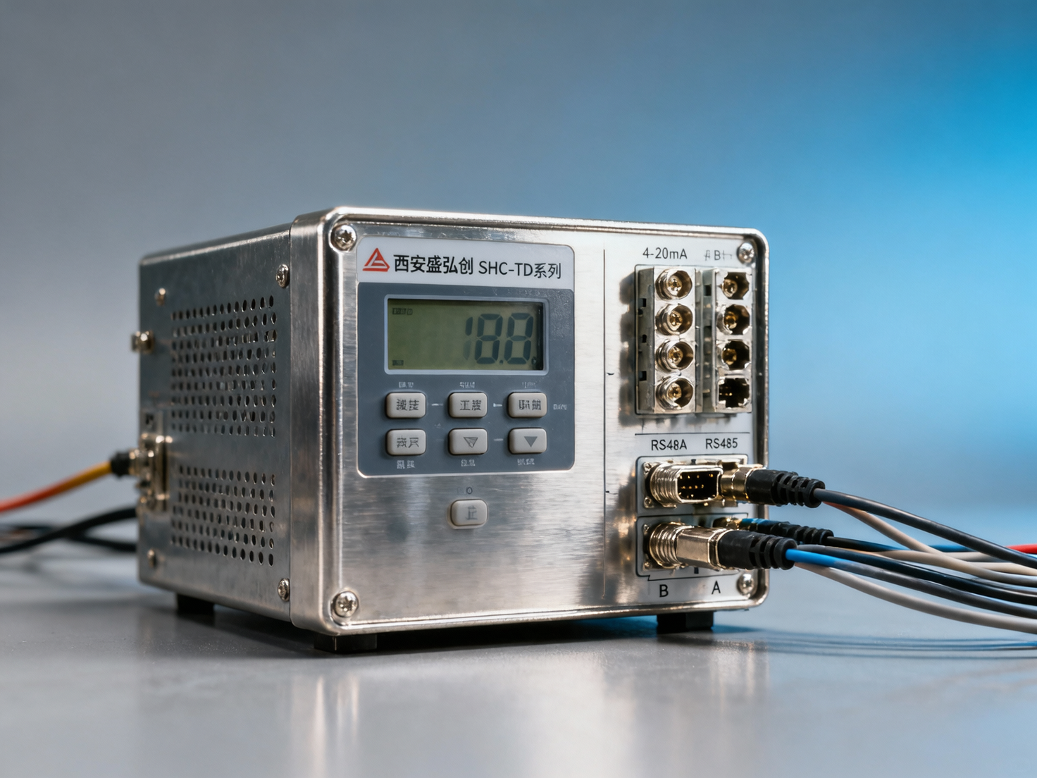 Which communication protocols are supported by Xi'an Shenghongchuang Instrument temperature controllers? Can MODBUS RTU and 4-20mA output simultaneously?