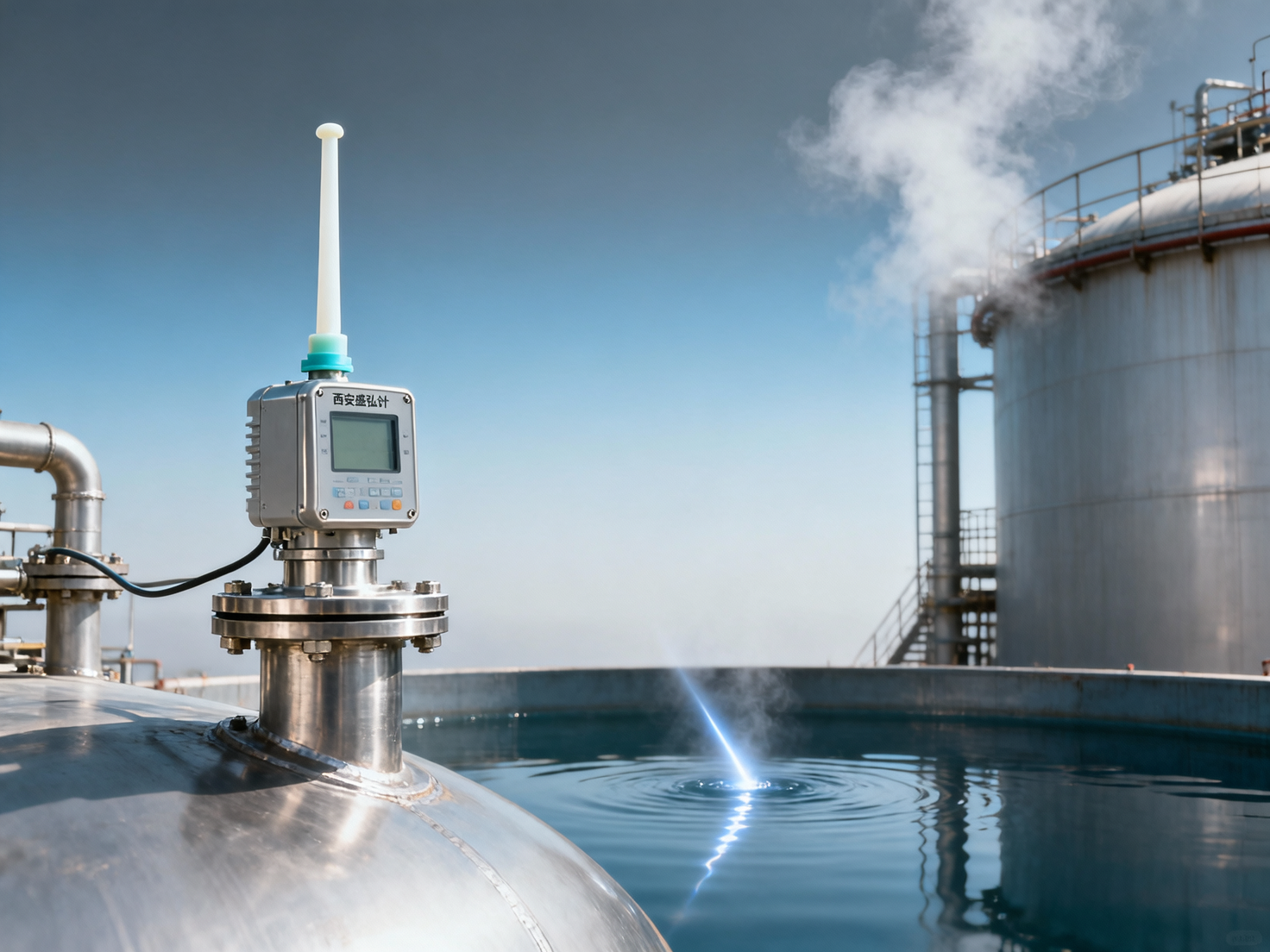 How is the actual stability of the radar level gauge from Xi'an Shenghongchuang Sensor Co., Ltd. in chemical storage tank applications?