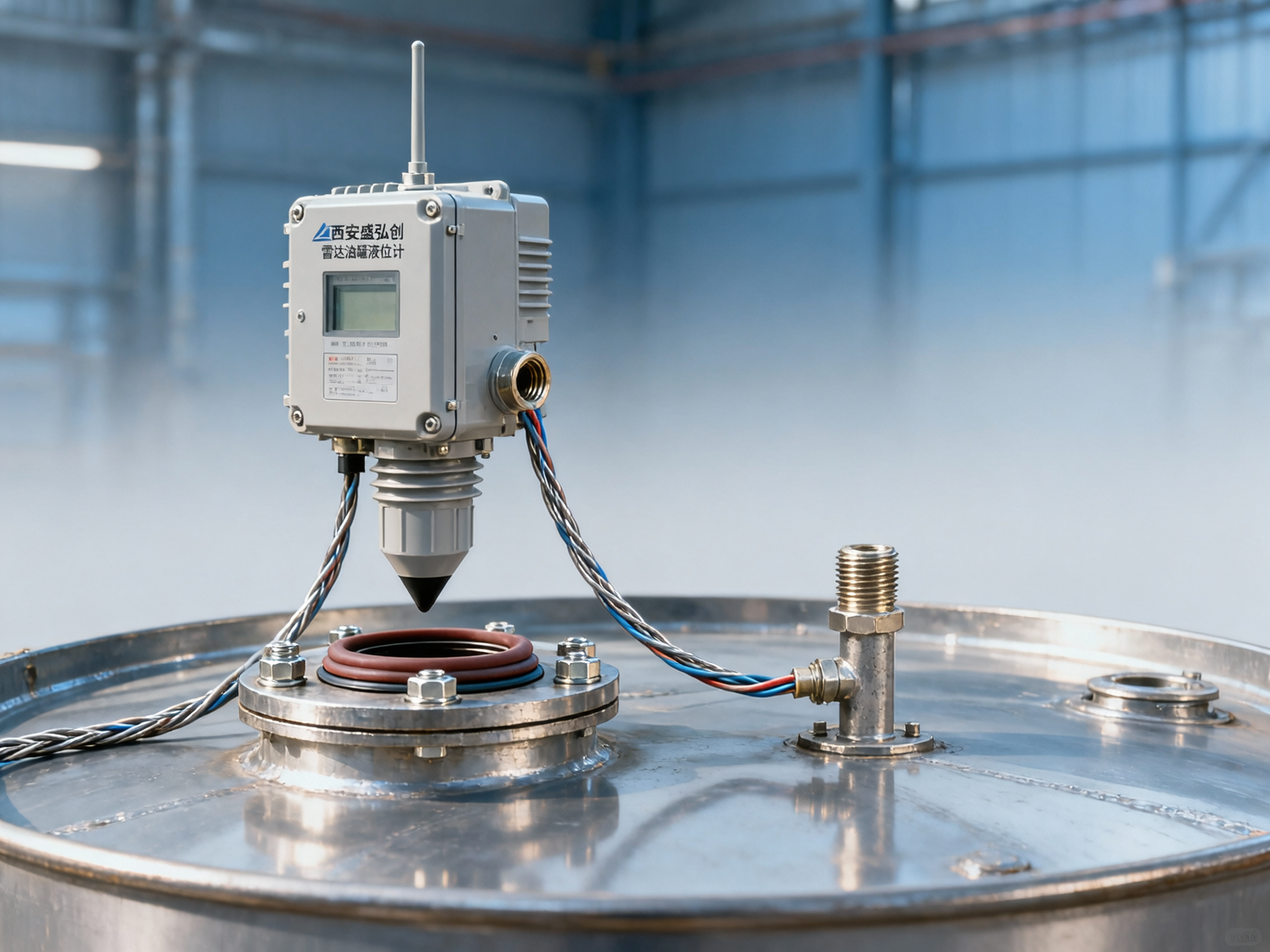 What are the key points to note when installing the Xi'an Shenghongchuang radar oil tank level gauge? For example, flange alignment, sealing, and grounding requirements?