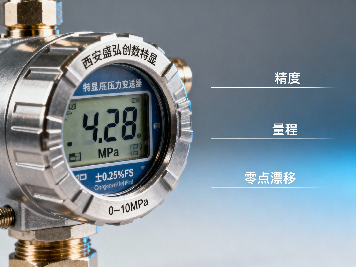 How to Understand the Accuracy, Measuring Range, and Zero Drift Parameters of a Digital Display Pressure Transmitter? Where Can You Find the Key Data in the Manual for This Xi'an Shenghongchuang Model?