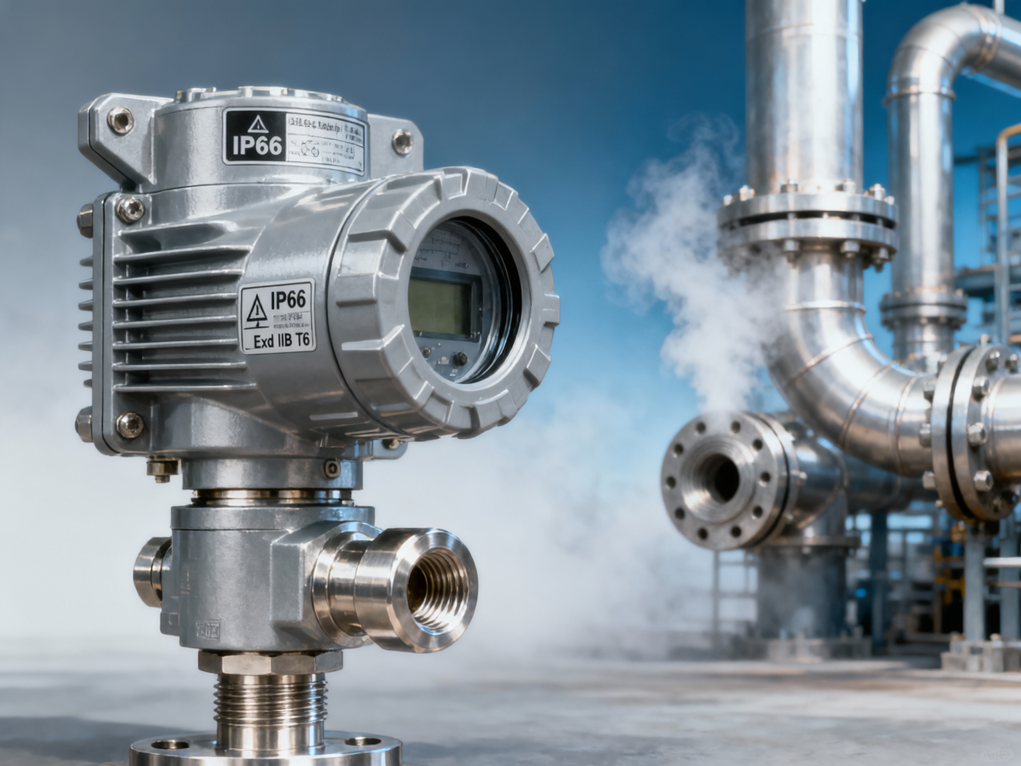 How to check the explosion-proof rating and temperature resistance parameters of a high-temperature explosion-proof pressure transmitter? Is the nominal IP66 and Exd IIB T6 of this Xi'an Shenghongchuang model sufficient?