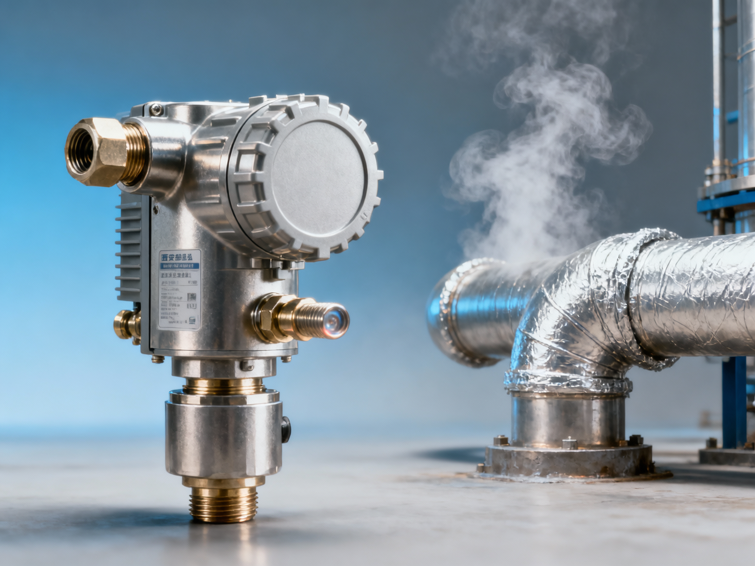 Compared with standard models, in which specific aspects does this temperature-pressure compensated pressure transmitter from Xi'an Shenghongchuang demonstrate its advantages?