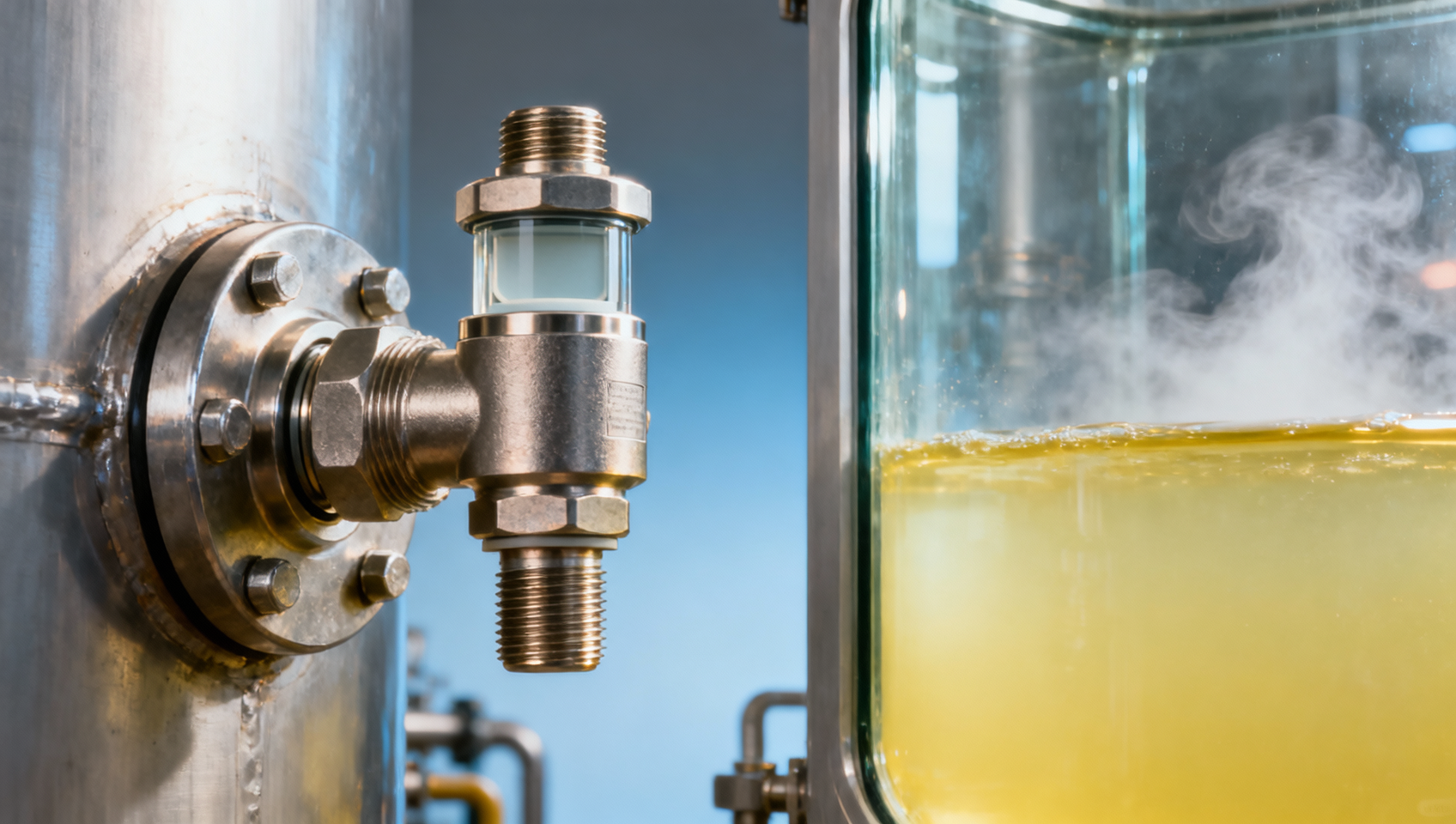 What mainly determines the service life of liquid level sensors used in acid and alkali environments?