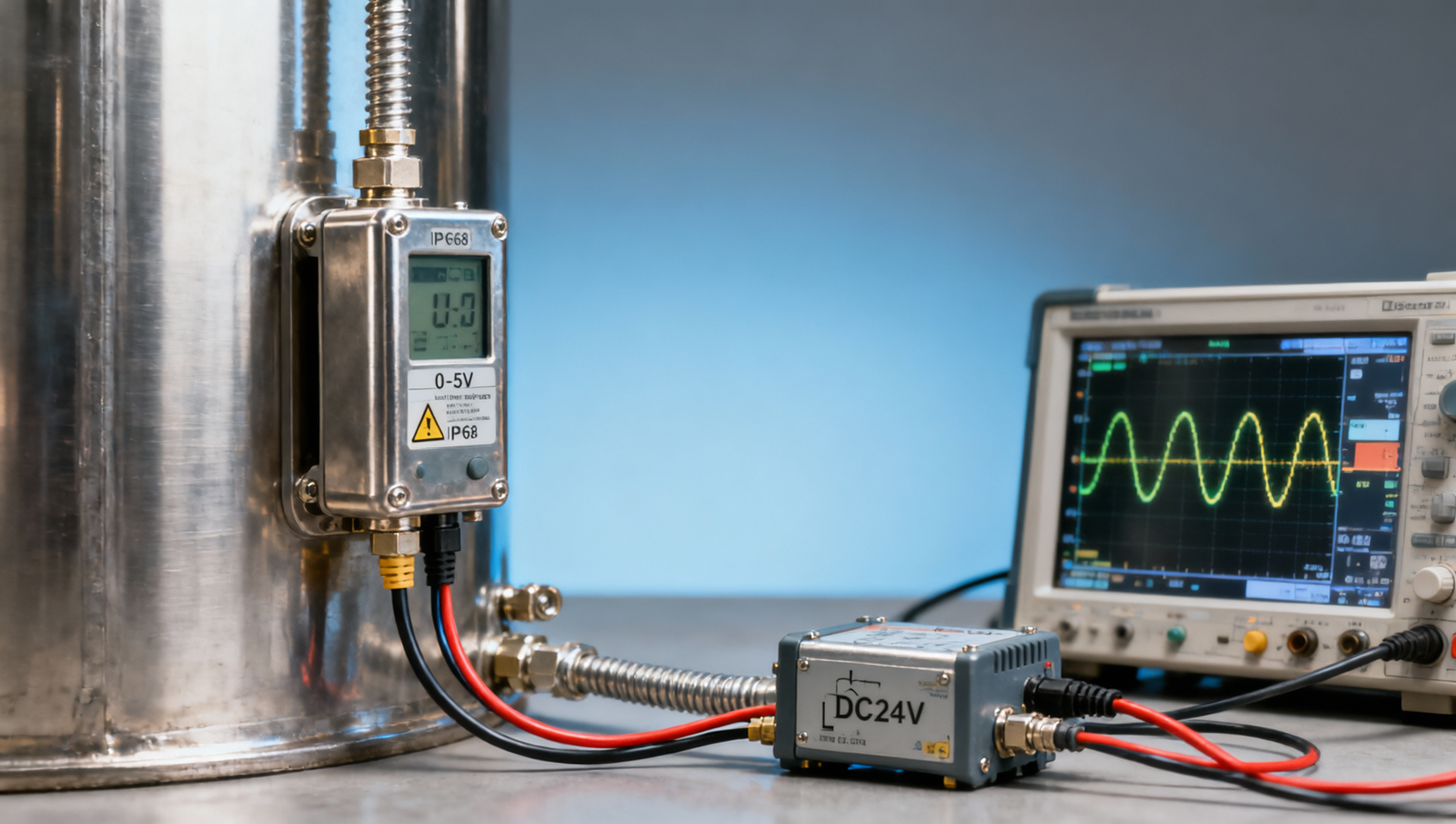 Is an abnormal signal from a 0-5V output level sensor necessarily related to range matching?